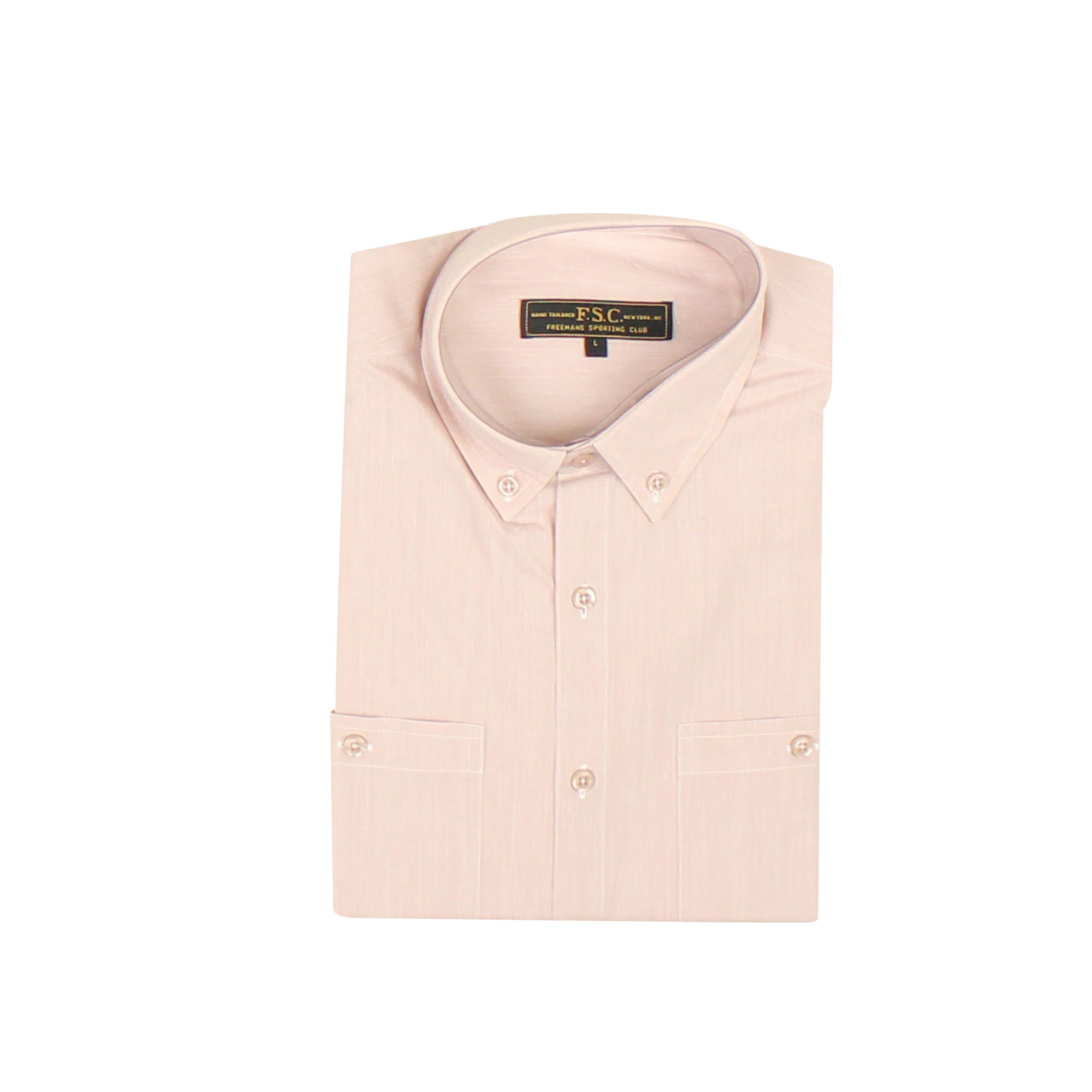 image of Freemans Sporting Club Light Pink Polyester/cotton Summer Shirt Size Xl, Men's