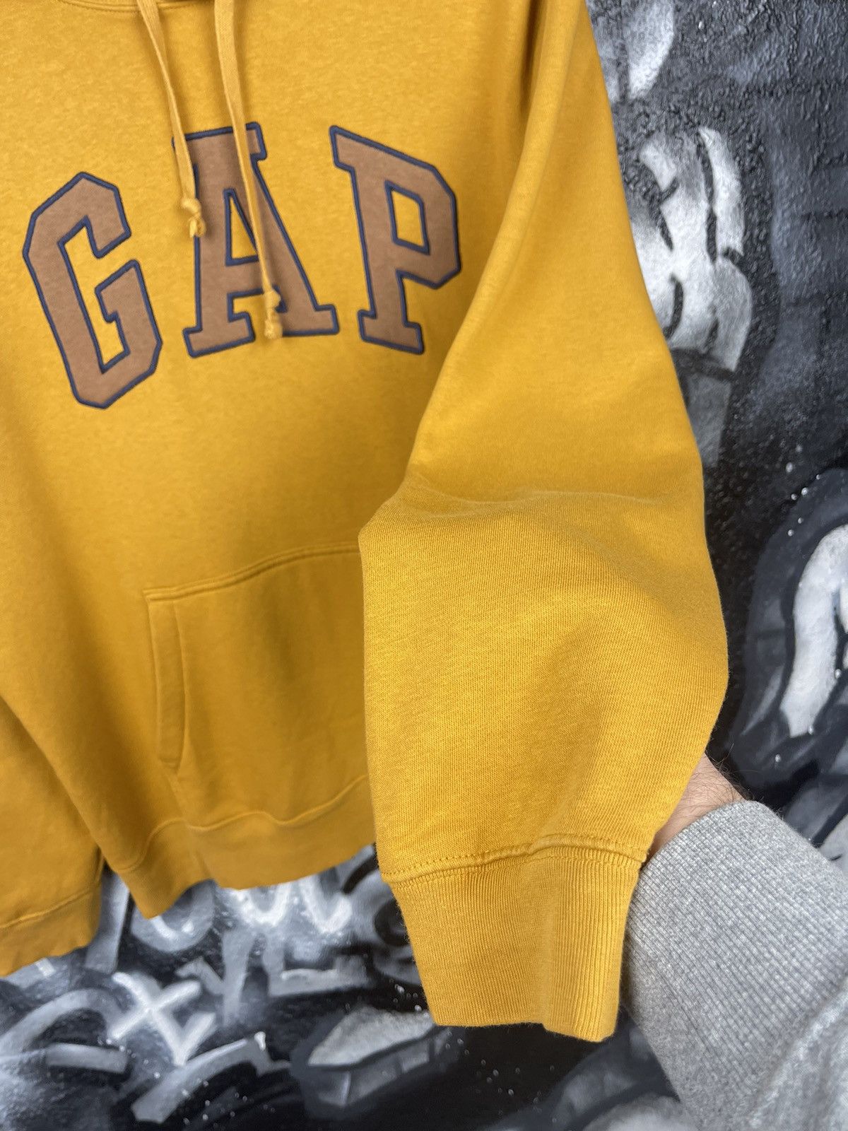 Gap GAP Cotton Mustard Hoodie Embroidered Logo Men’s Size L Size US L / EU 52-54 / 3 - 5 Thumbnail