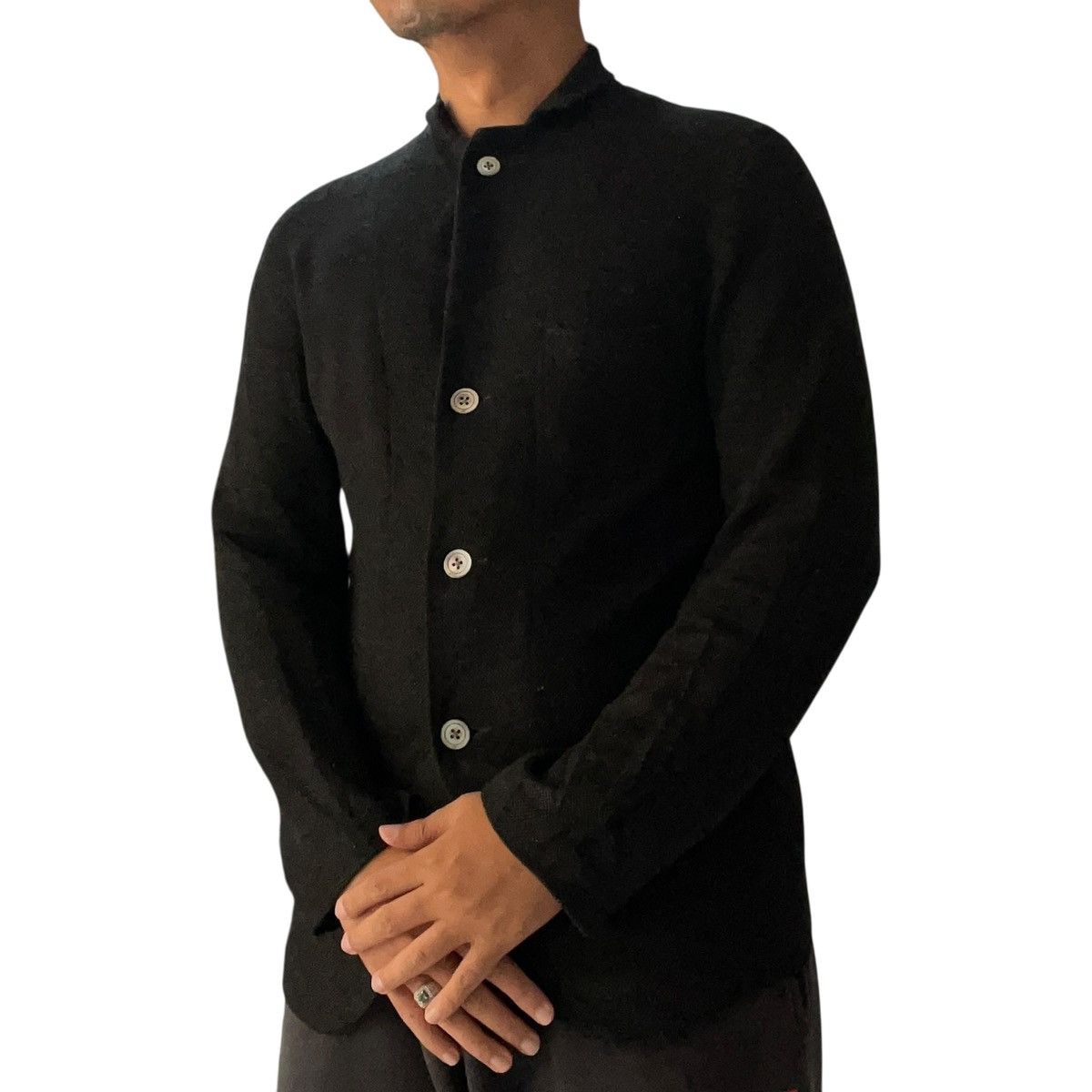 Kapital 🇯🇵 45rpm Black Wool Knit Blazer Jacket Kapital style Size US S / EU 44-46 / 1 - 3 Thumbnail