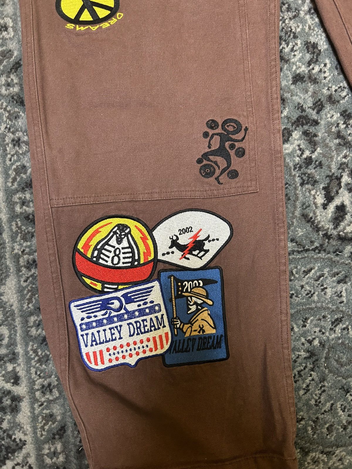 Vale Vale Brown 1980’s Painters Pants Size US 32 / EU 48 - 2 Thumbnail