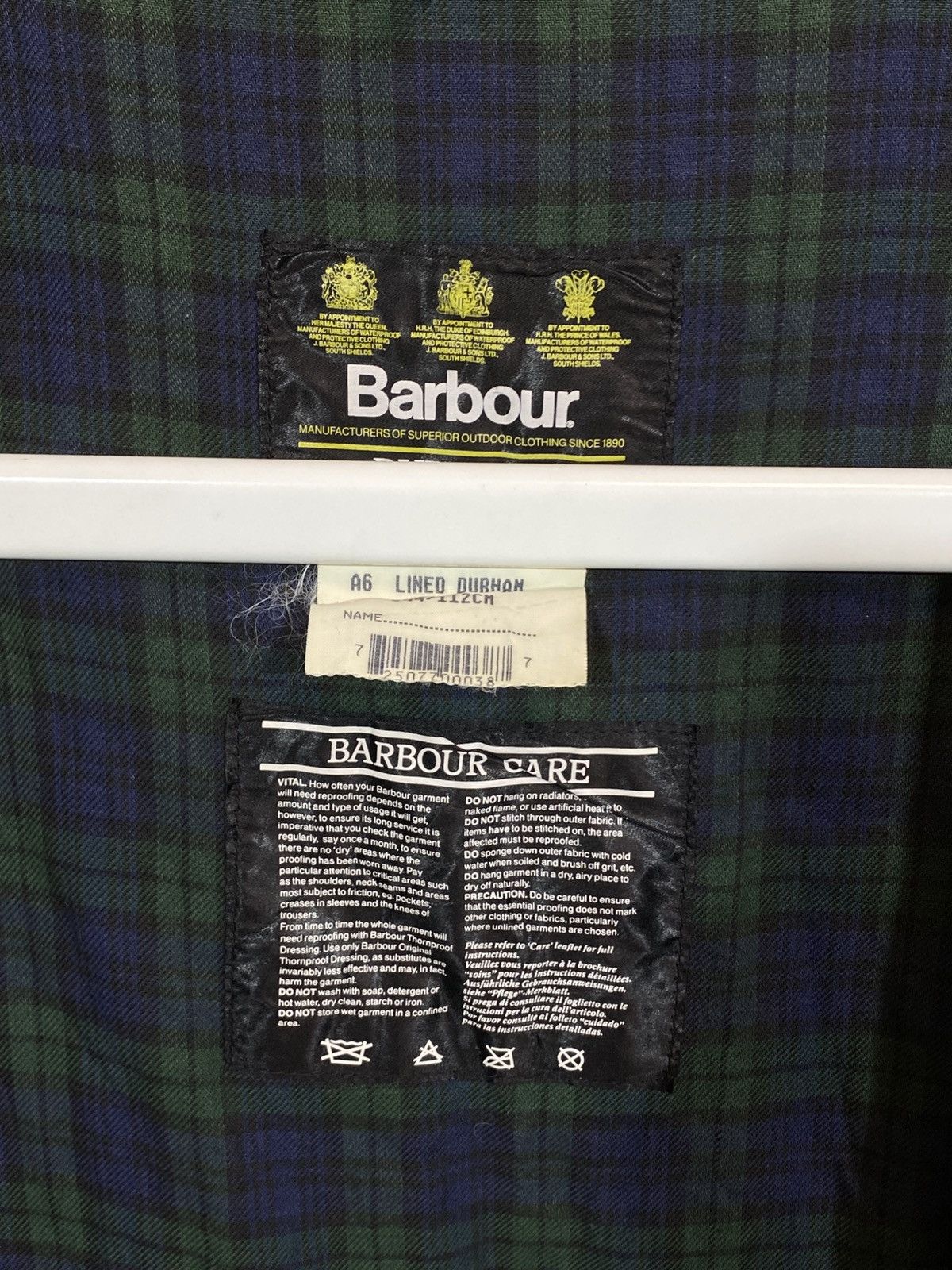 Barbour Barbour Durham Men Waxed Jacket Size US XL / EU 56 / 4 - 12 Thumbnail