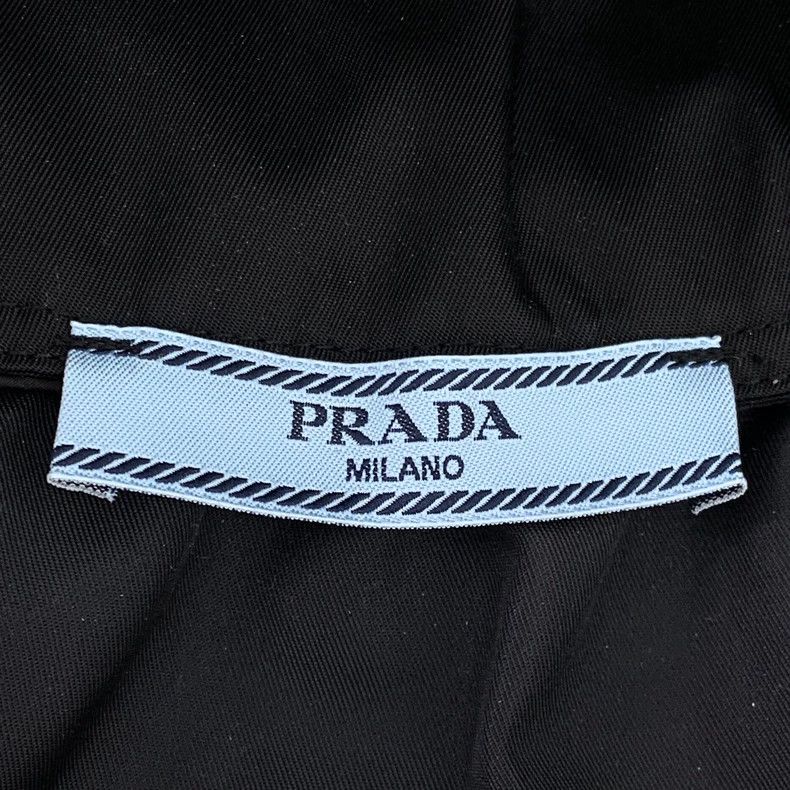 Prada Prada Black triangle drawstring belt strap dress 2501-Nexta Size XS / US 0-2 / IT 36-38 - 7 Thumbnail