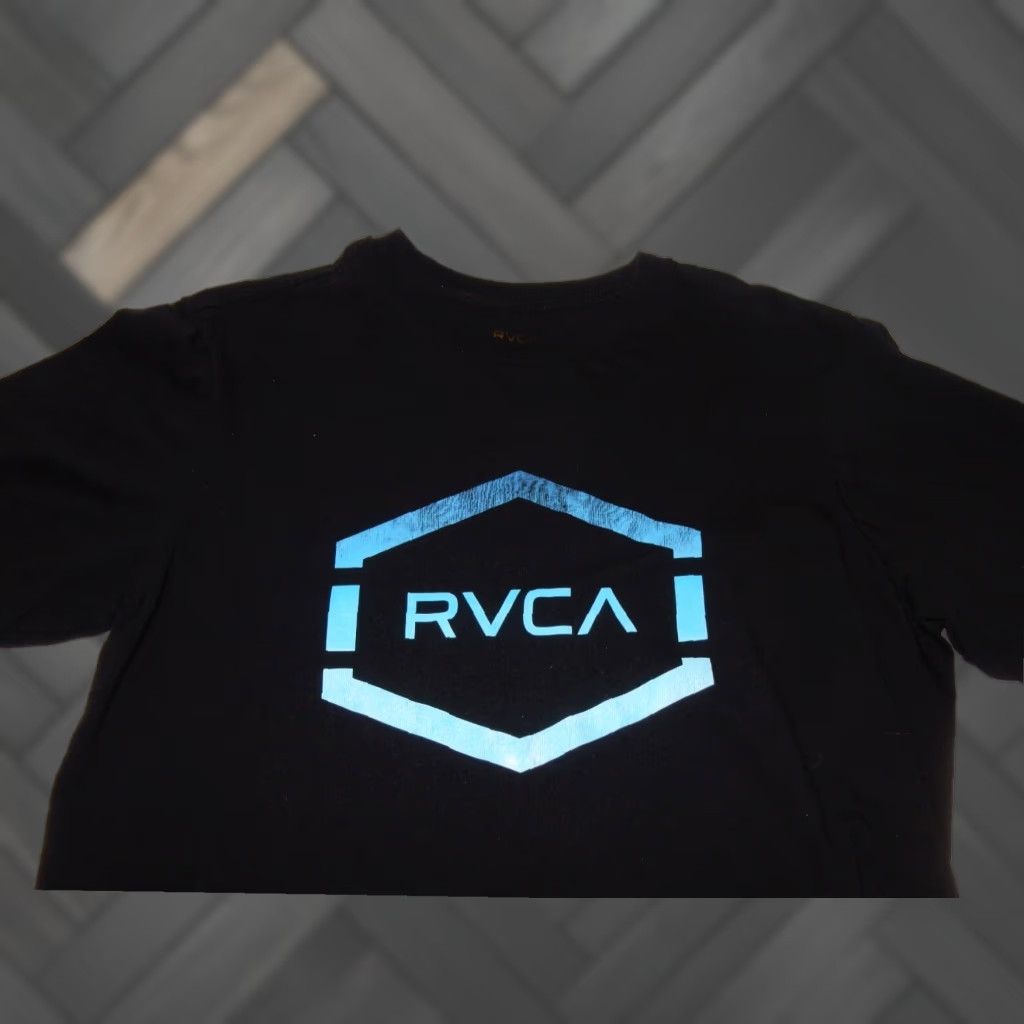 RVCA RVCA Short Sleeve T Shirt Black Medium Mens Size US M / EU 48-50 / 2 - 1 Thumbnail