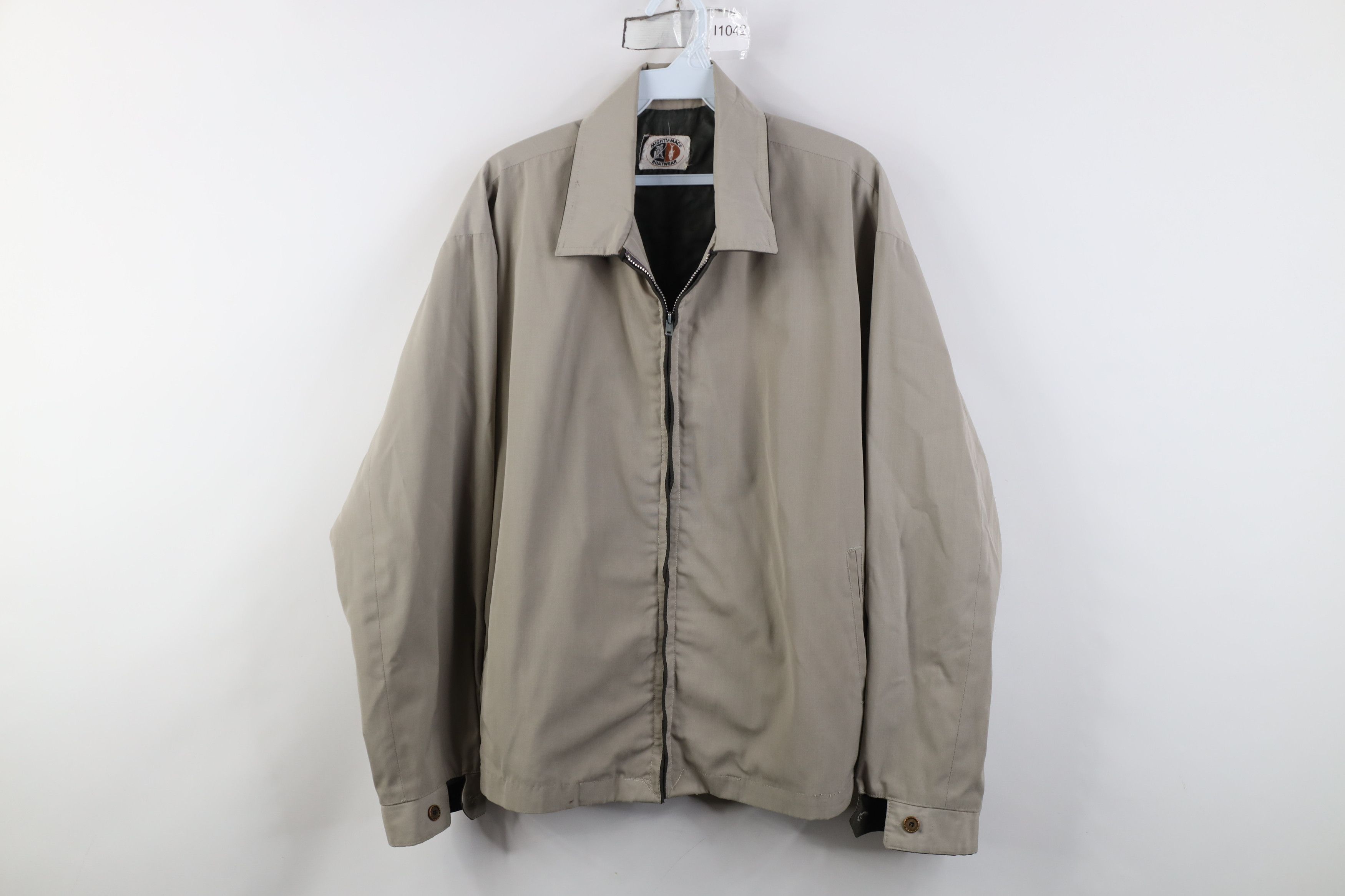 Vintage Vintage 70s Streetwear Sailing Full Zip Bomber Jacket USA Size US L / EU 52-54 / 3 - 1 Thumbnail