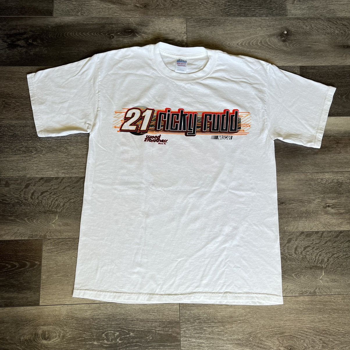 NASCAR Vintage 90s NASCAR Ricky Rudd Motorcraft Racing Graphic Tee Size US L / EU 52-54 / 3 - 2 Thumbnail