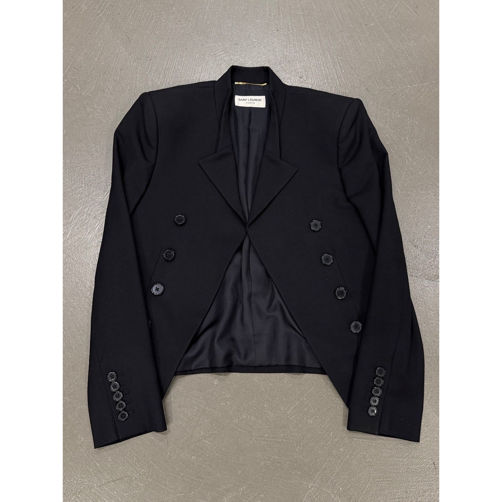 Yves Saint Laurent 2014 Saint Laurent by Hedi Slimane military officer blazer Size S / US 4 / IT 40 - 1 Thumbnail