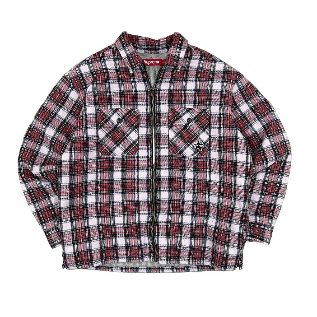 Supreme Supreme Broken Paisley Flannel Zip Up Shirt | Grailed