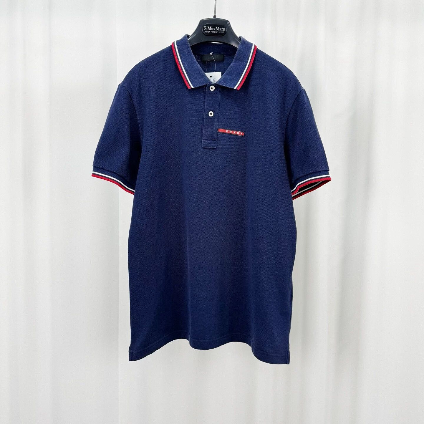 Prada Prada Logo Polo Short Sleeve Size US XL / EU 56 / 4 - 1 Thumbnail