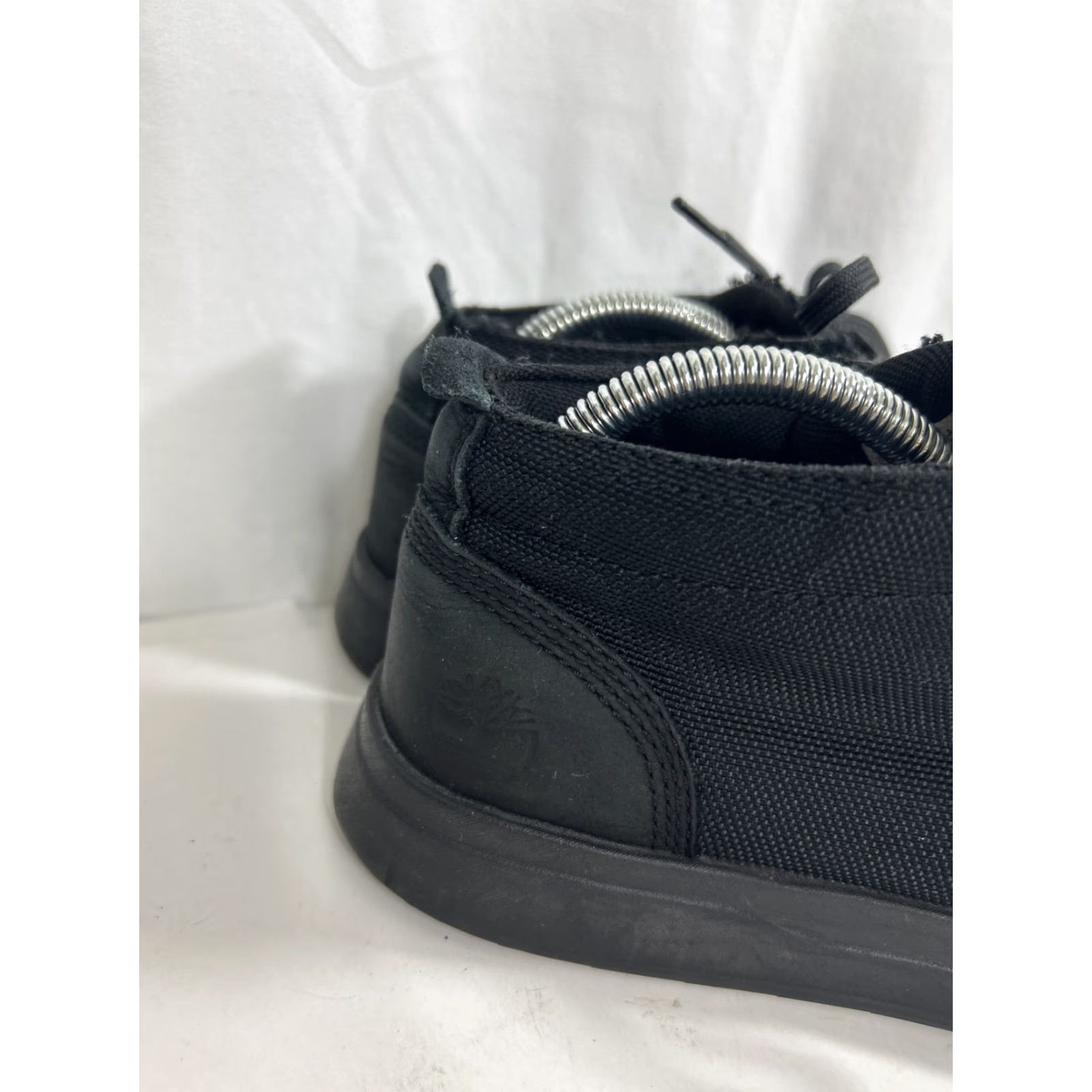 Timberland TIMBERLAND Mens Davis Square Mid Top Chukka Sneaker Shoes Leather Black Sz 7.5 Size US M / EU 48-50 / 2 - 2 Thumbnail