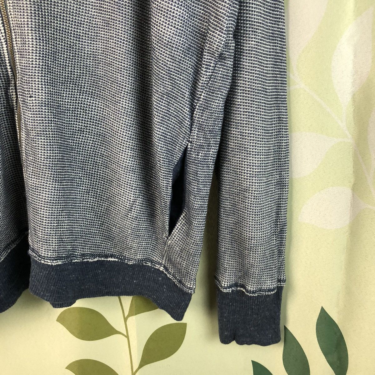 Diesel Diesel.Co Blue faded vintage worn sweater Hoodie #7447 Size US XL / EU 56 / 4 - 6 Thumbnail