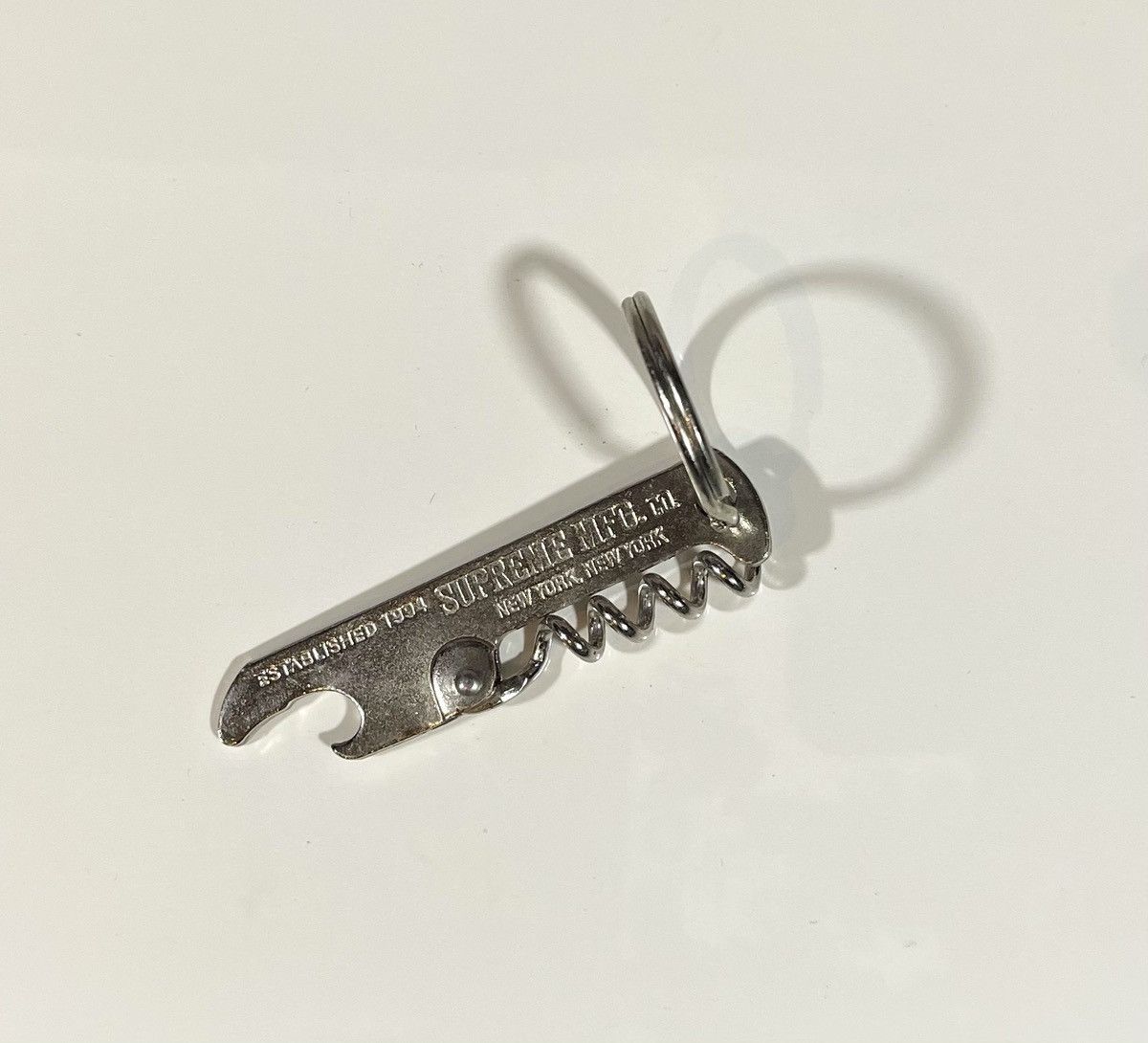 Supreme 2013SS Supreme Corkscrew Keychain Tool Silver Size ONE SIZE - 3 Thumbnail