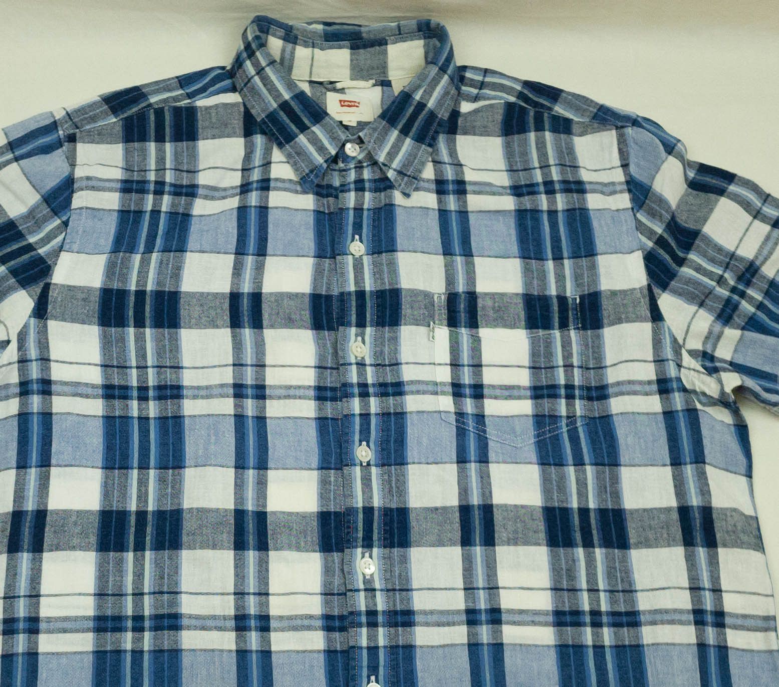 Levi's Levi's SHIRT SHORT SLEEVE LINEN COTTON SIZE M VGC Size US M / EU 48-50 / 2 - 4 Thumbnail