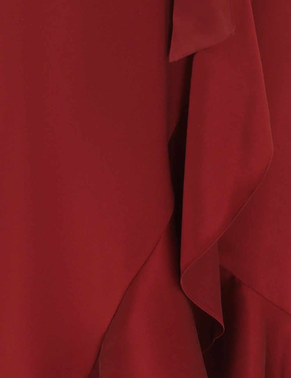 Zimmermann oc11z0825 Silk Wrap Midi Dress in Burgundy Size M / US 6-8 / IT 42-44 - 6 Thumbnail