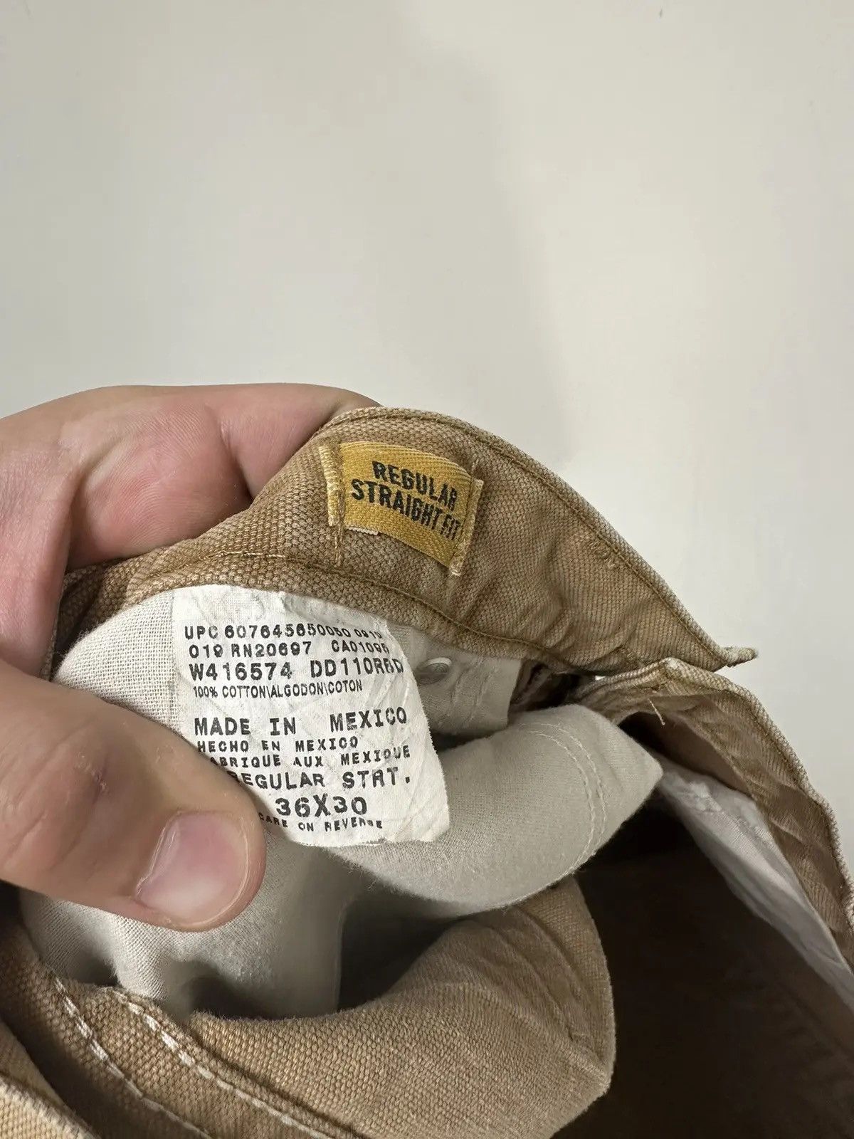 Dickies × Vintage Vintage Dickies Skate Faded Cream Work Hype Baggy Pants Size US 36 / EU 52 - 9 Thumbnail