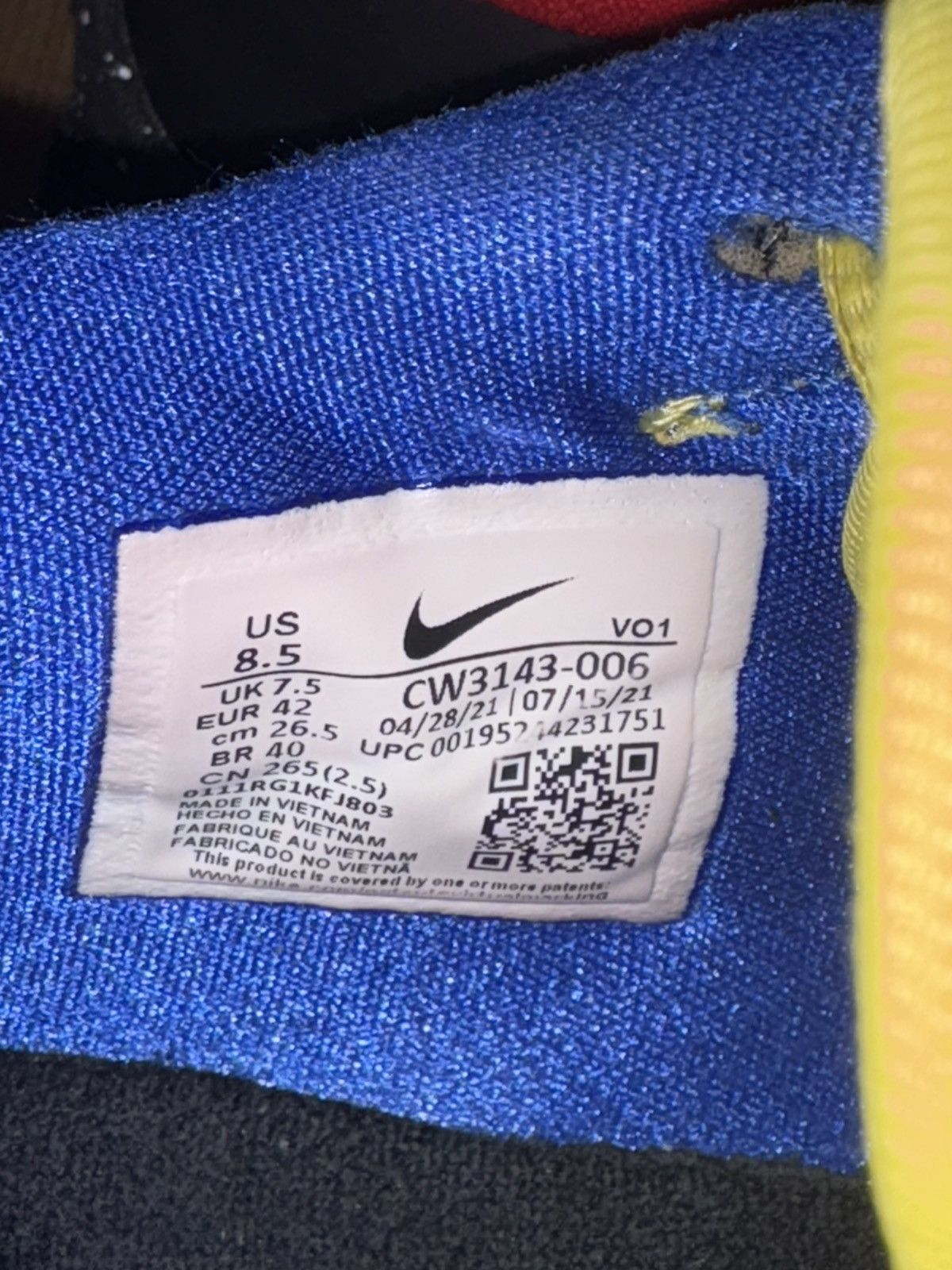 Nike Nike PG 5 Mismatched Multi Size US 8.5 / EU 41-42 - 7 Thumbnail