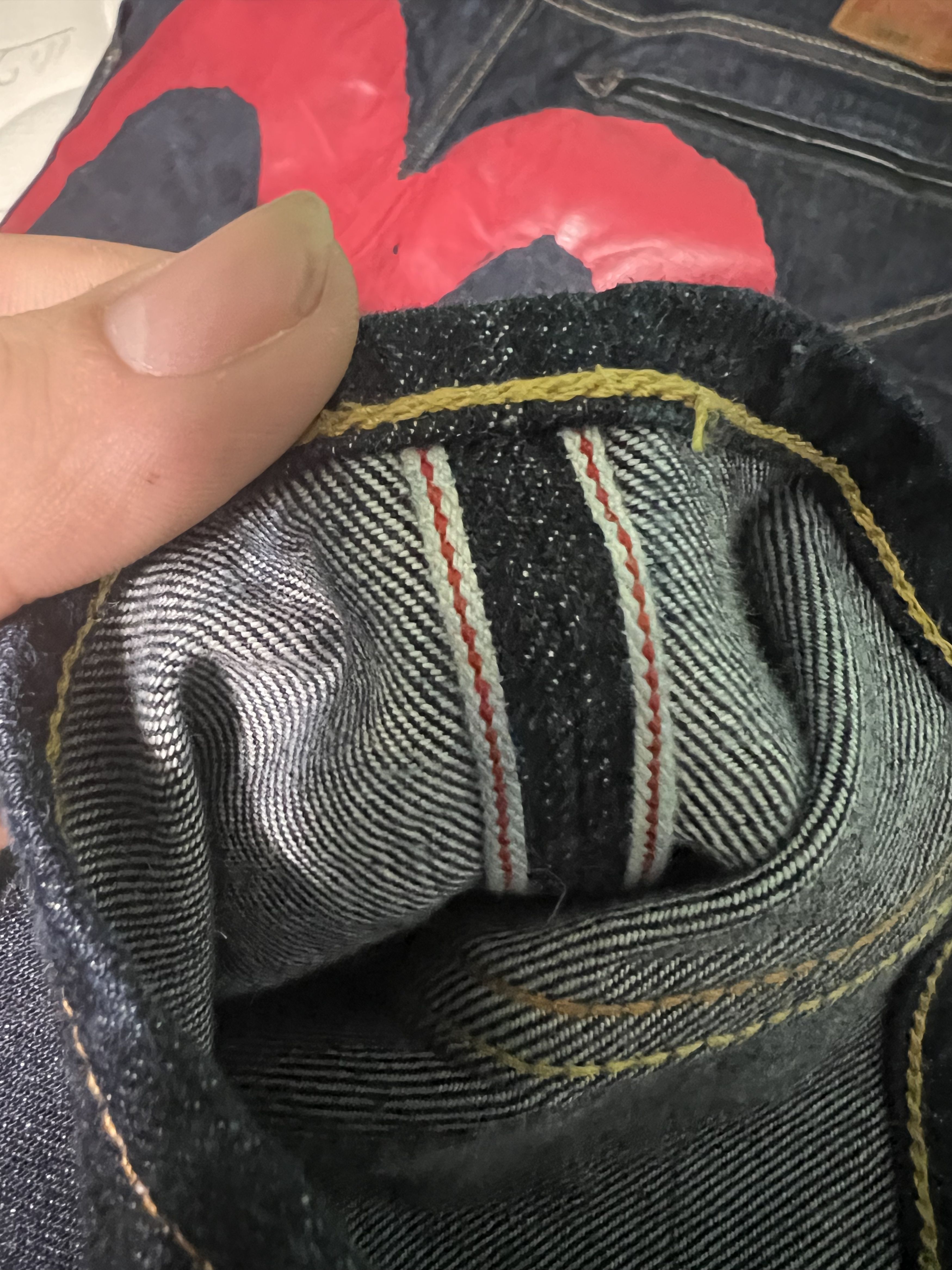 Evisu Reconstructed Daicock Selvedge Jeans Size US 36 / EU 52 - 3 Thumbnail