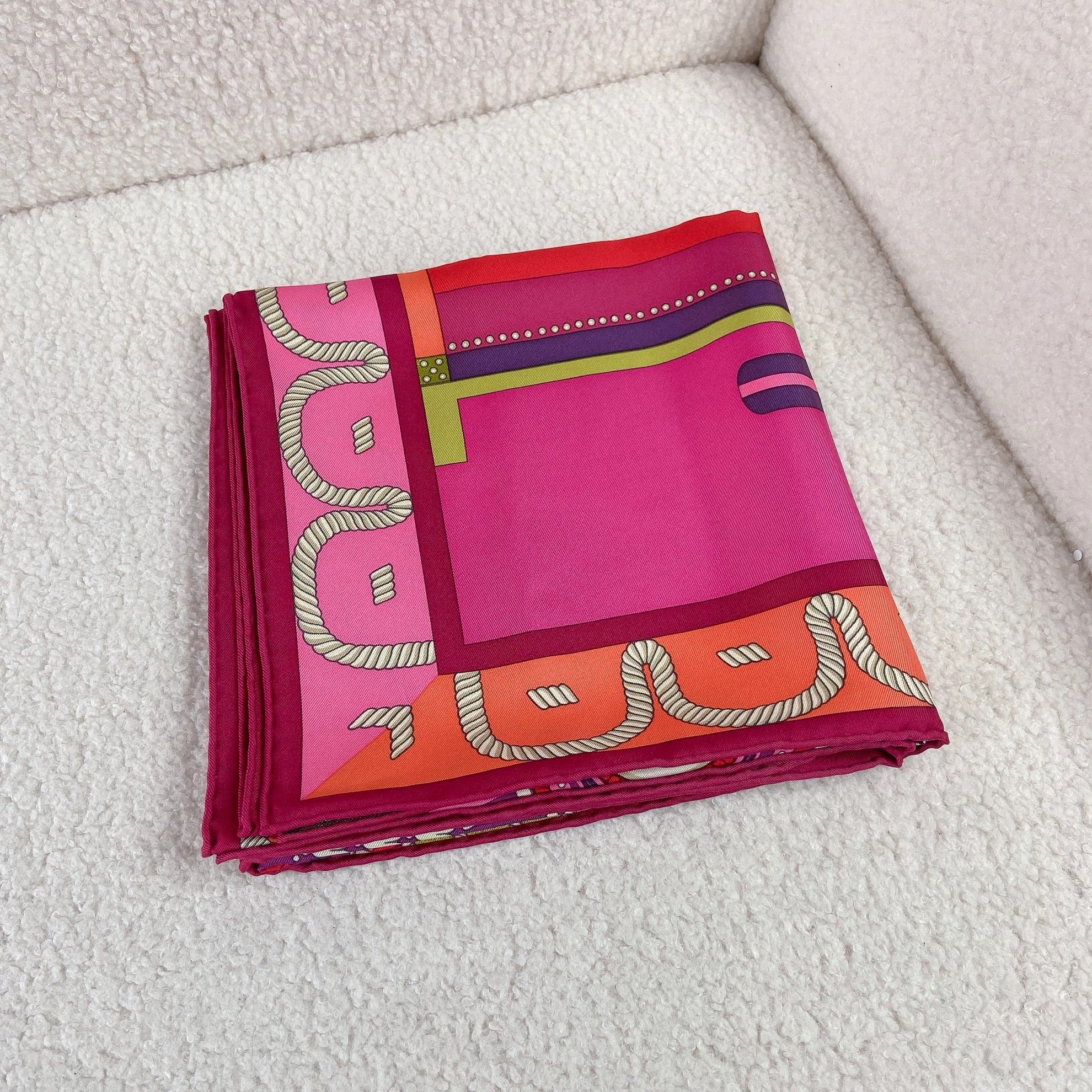 Hermes Hermes Silk Scarf 1077 Size ONE SIZE - 2 Thumbnail