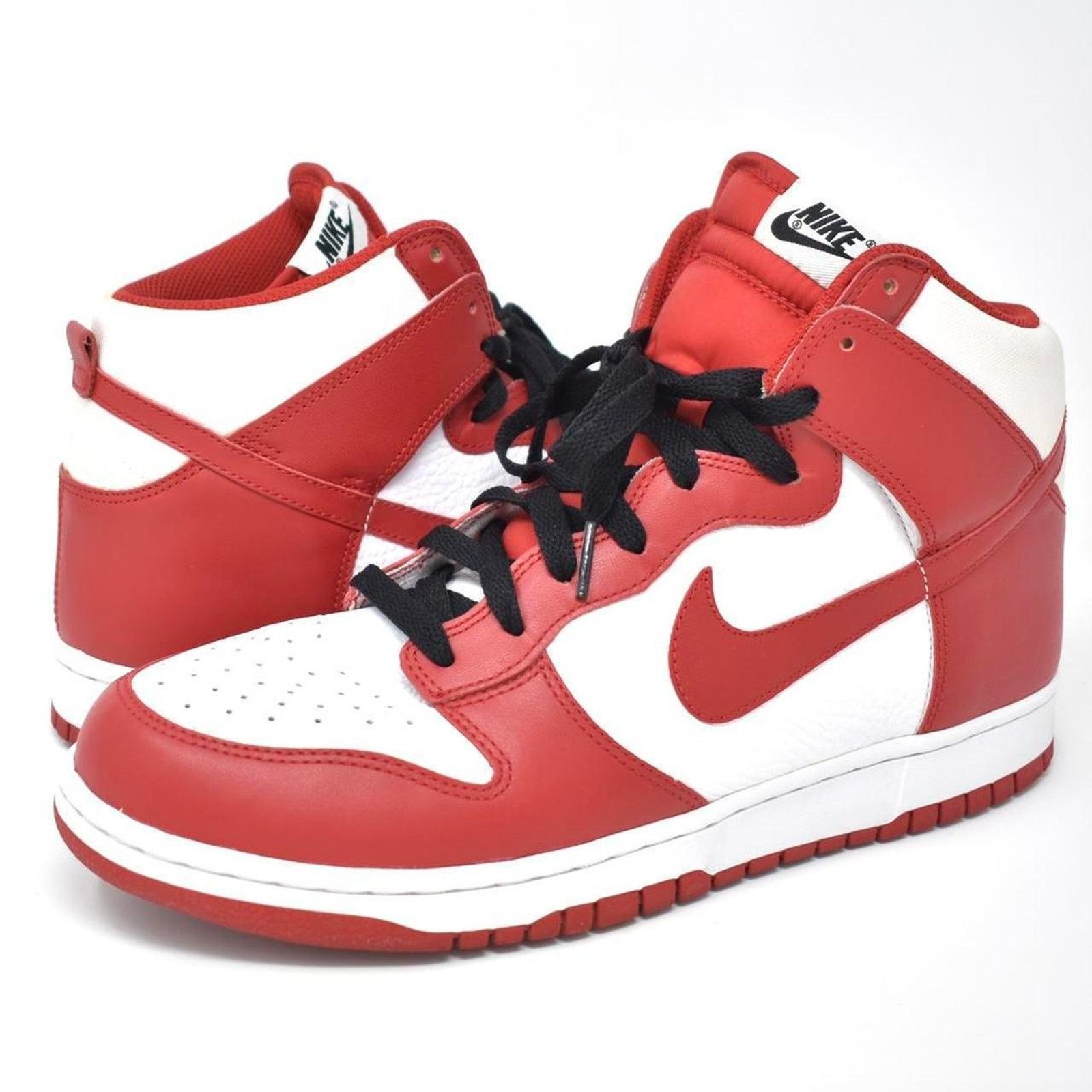 Nike 2010 Nike Dunk High “Varsity Red” Size US 12 / EU 45 - 1 Thumbnail