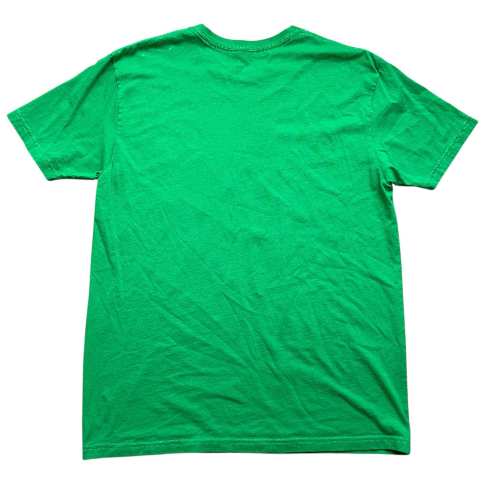 Next Level Apparel Men's L Straight Outta Beads Green White Short Sleeve Shirt Size US L / EU 52-54 / 3 - 3 Thumbnail
