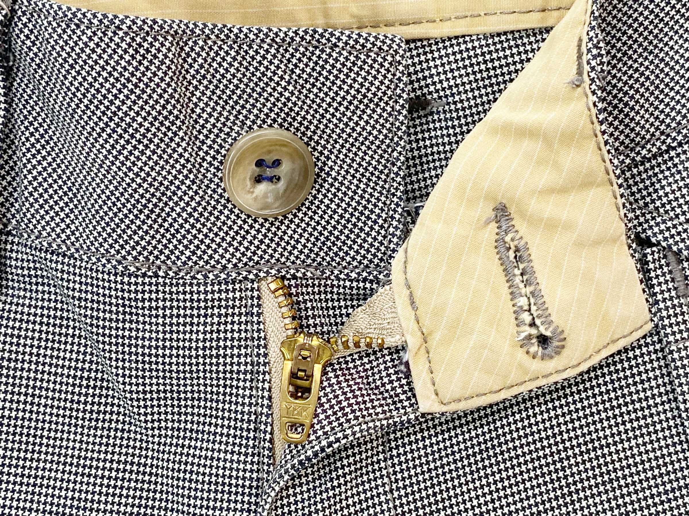 Japanese Brand Et Boite Japanese Brand Checkered Pattern Boot Cut Jeans Size US 27 - 9 Thumbnail