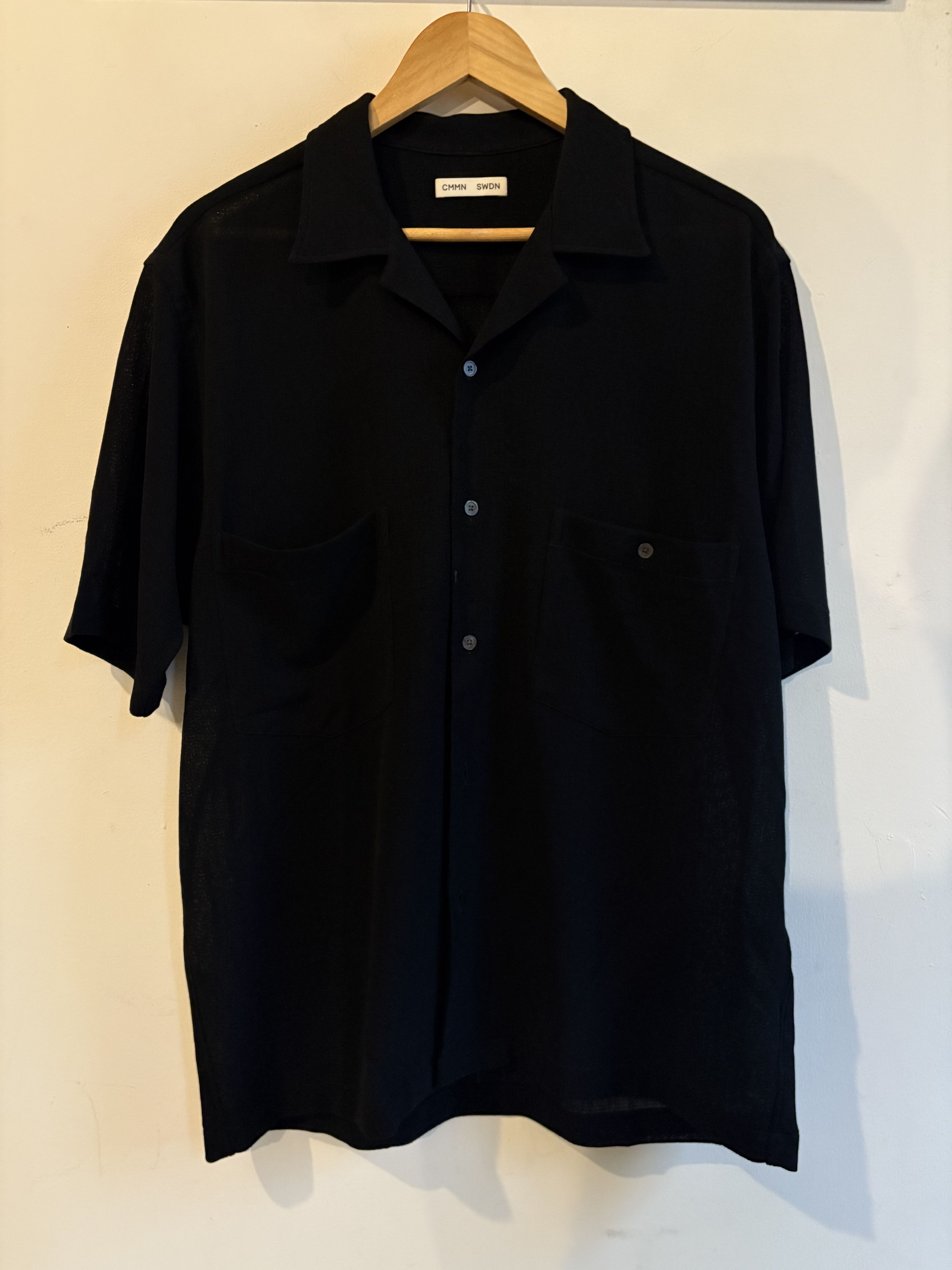 CMMN SWDN CMMN SWDN Camp Collar S/S Shirt Size US L / EU 52-54 / 3 - 2 Thumbnail