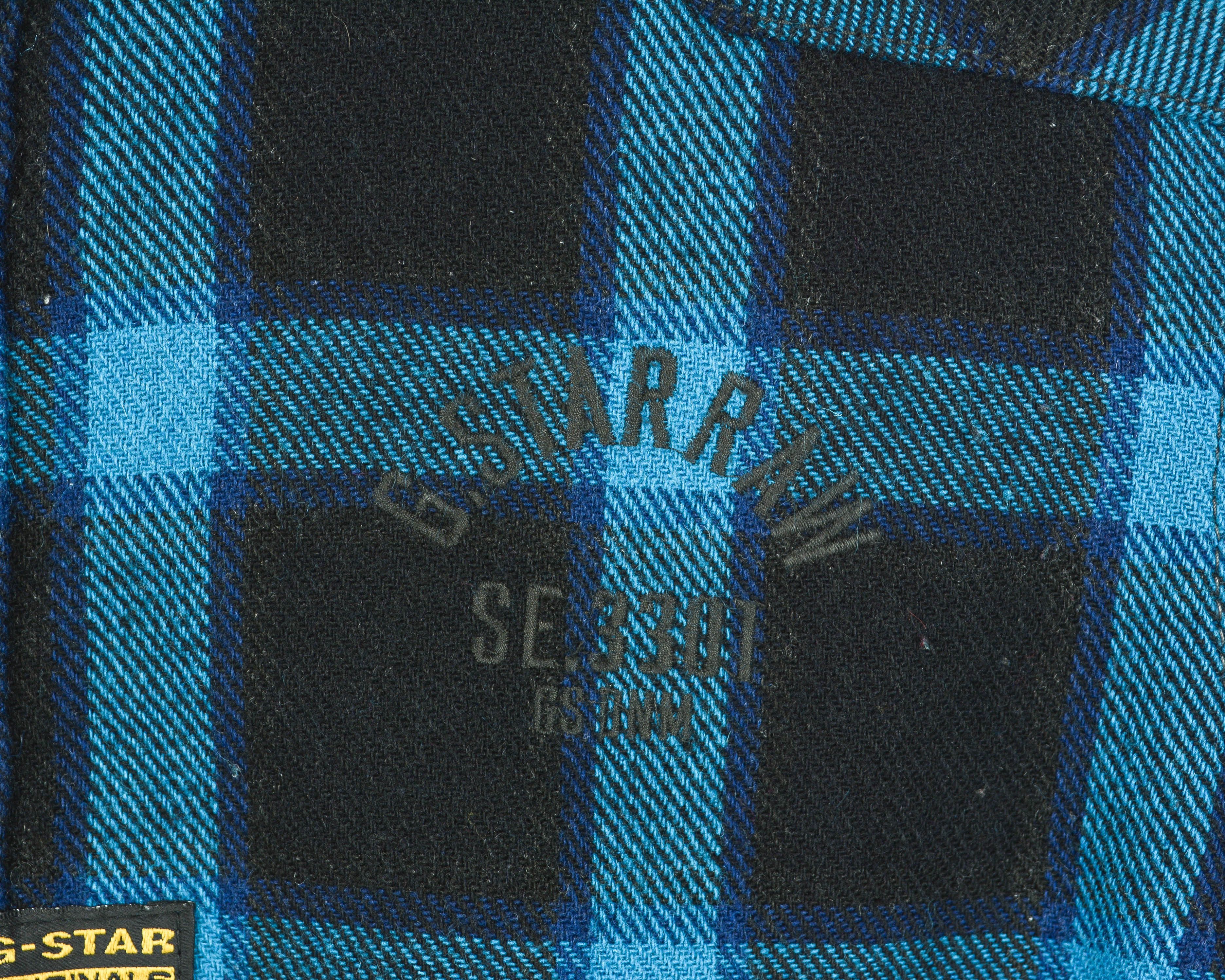 G-Star Orson Narvik Overshirt Mens L Thick Jacket Check Plaid Top Size US L / EU 52-54 / 3 - 9 Thumbnail