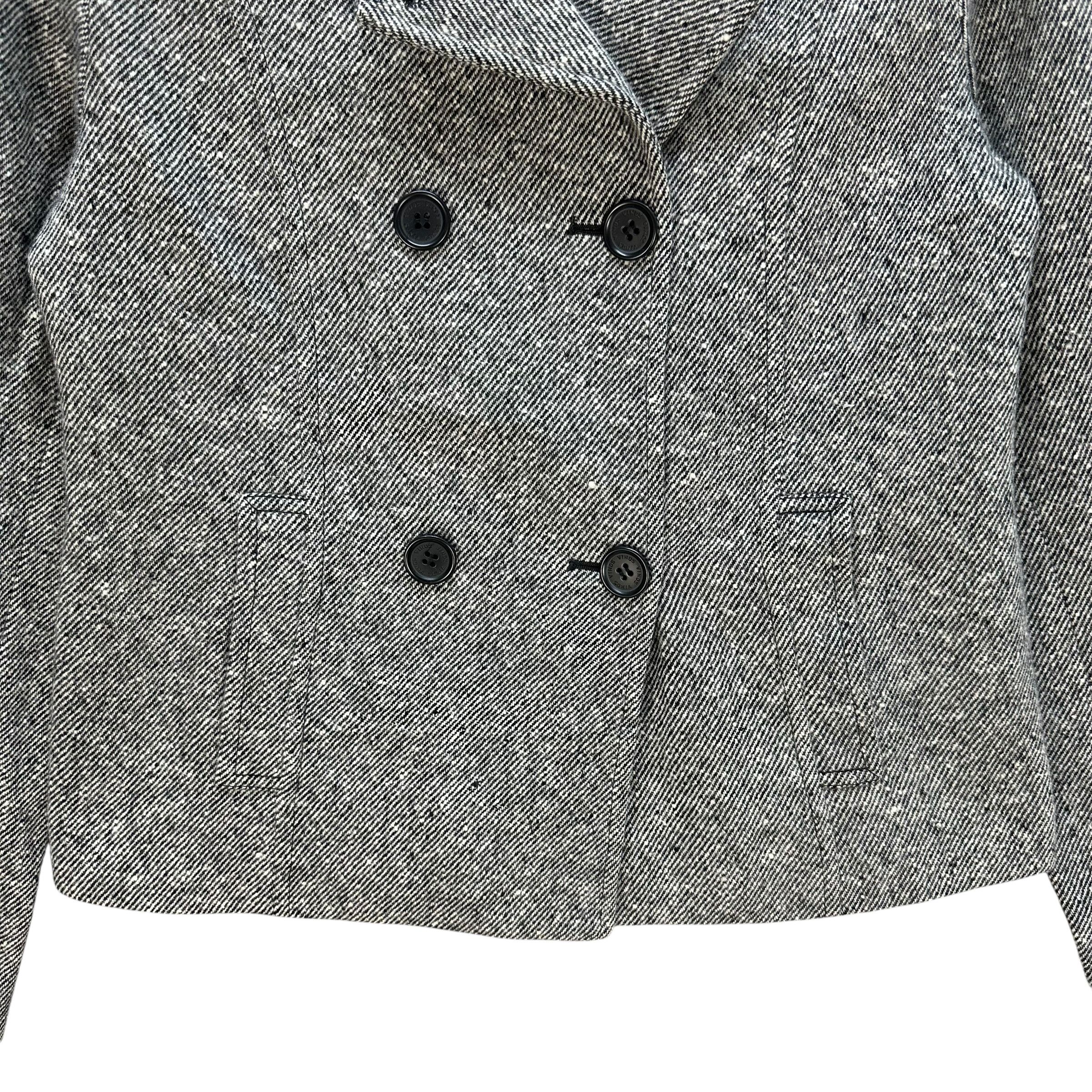 Sonia Rykiel SONIA RYKIEL Double Breast Wool Crop Coat Jacket #A63-1528 Size S / US 4 / IT 40 - 3 Thumbnail