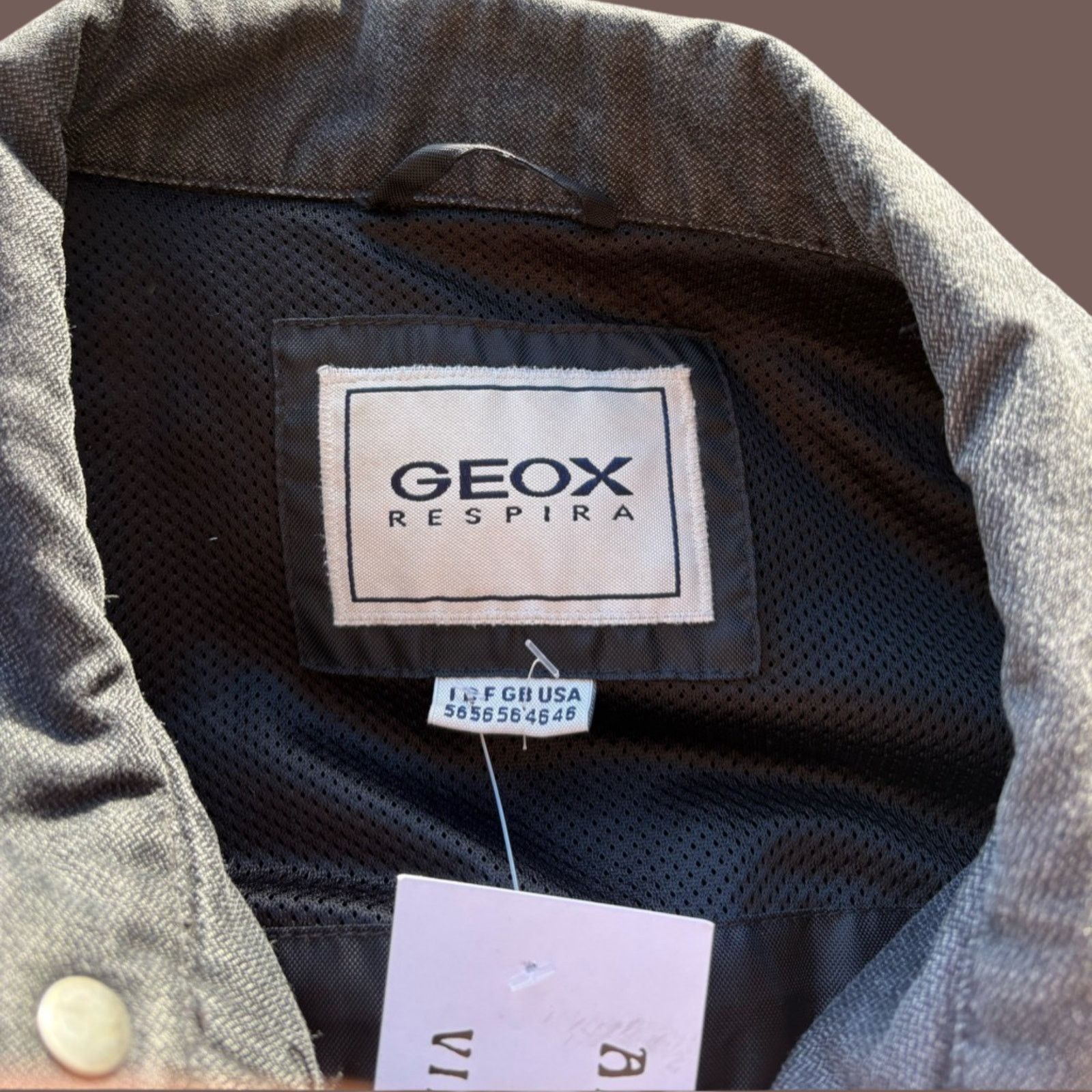 Geox VTG Utility Jacket | Geox Respira Techwear Charcoal Gorpcore Size US L / EU 52-54 / 3 - 6 Thumbnail