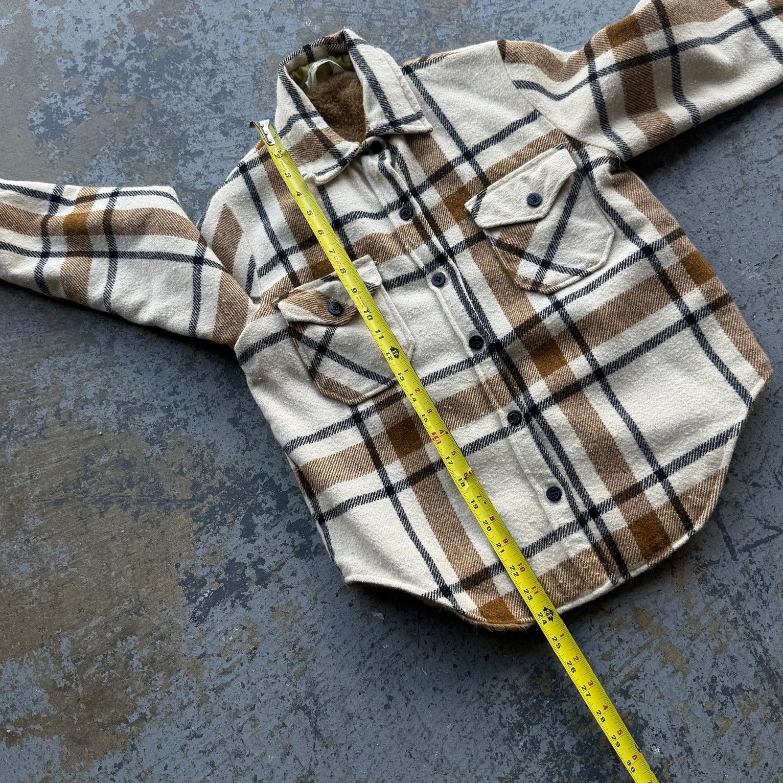 Vintage Vintage 60s 70s Sears Sherpa Lined Flannel Size US S / EU 44-46 / 1 - 6 Thumbnail