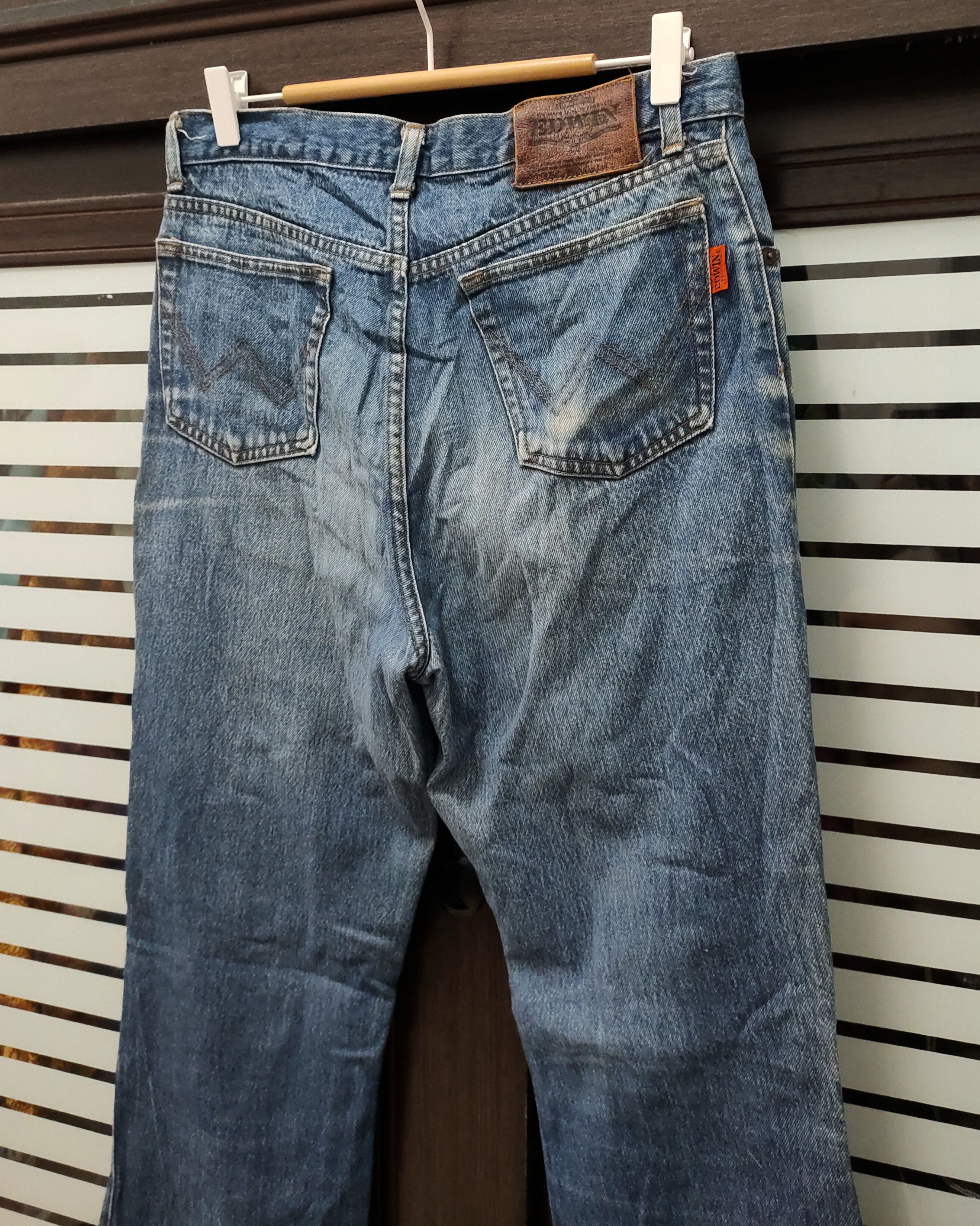 Japanese Brand 💥 Flared Bootcut Edwin Frontier Denim 💥 Size US 32 / EU 48 - 5 Thumbnail