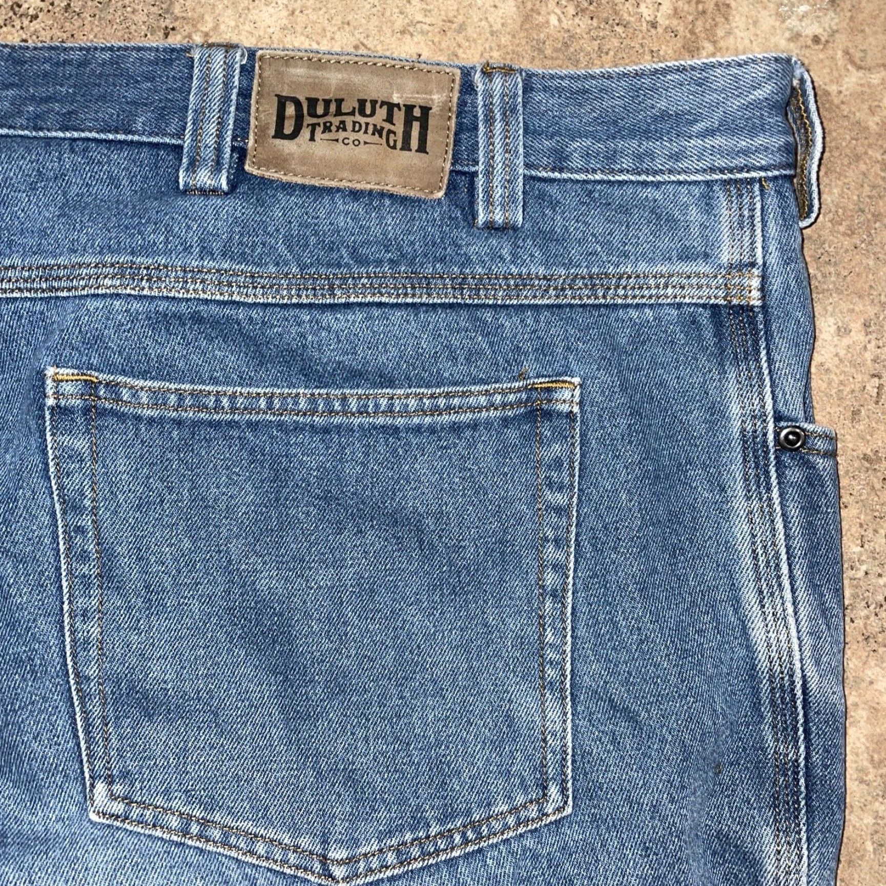 CO Duluth Trading Co Straight Jeans Mens 44 x 32 Blue Size US 44 / EU 60 - 5 Thumbnail