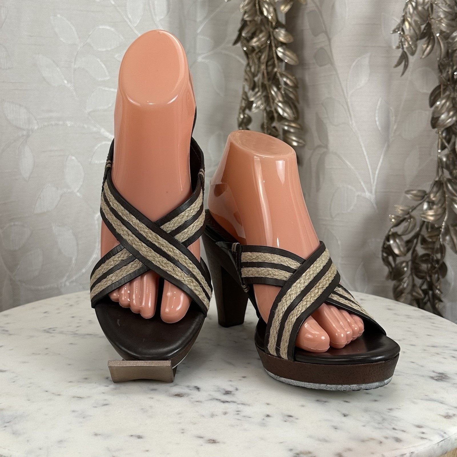 Cole Haan Cole Haan Womens Skylar Slide Open-Toe Heels SZ 8 B Size US 8 / IT 38 - 6 Thumbnail