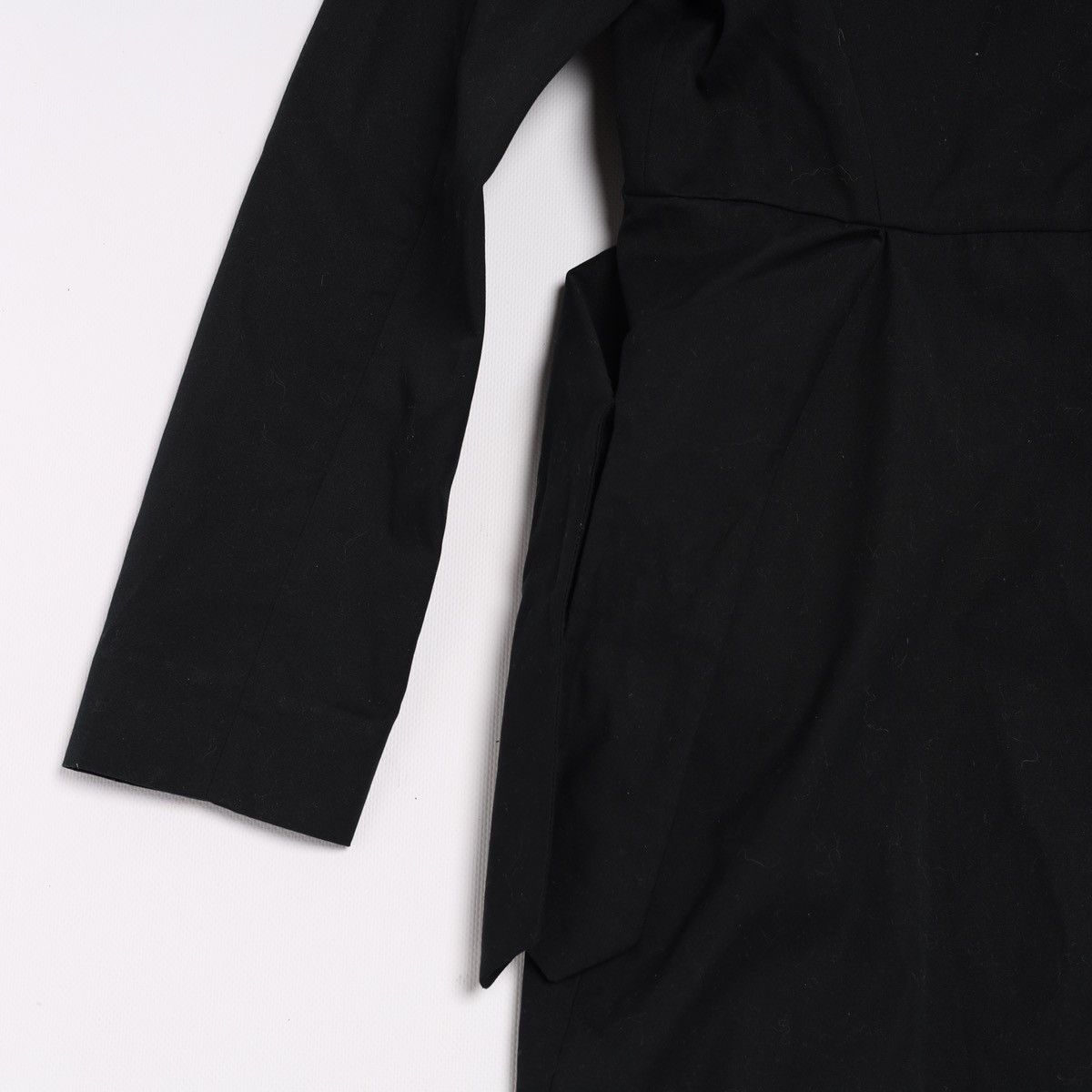 Marni Marni Cotton Open Coat Black With Pockets Long Blazer Jacket Size XS / US 0-2 / IT 36-38 - 19 Thumbnail