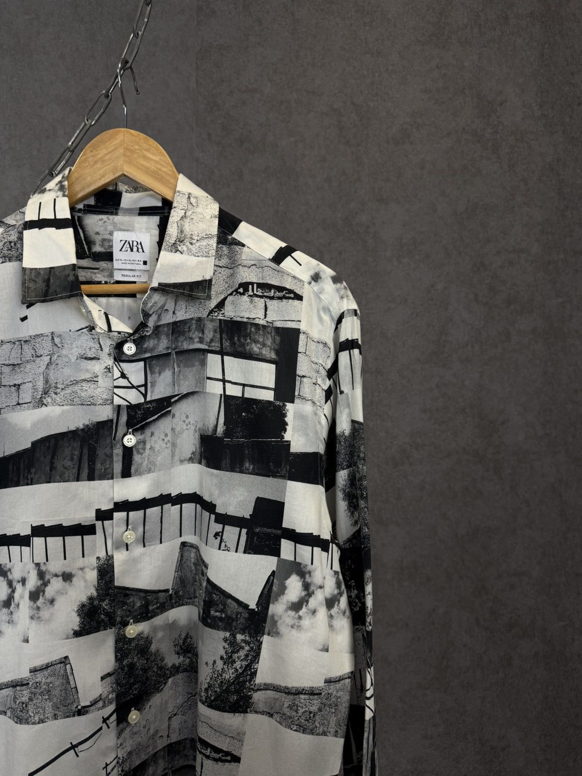 Zara Zara Man art crazy shirt Size US XL / EU 56 / 4 - 2 Thumbnail