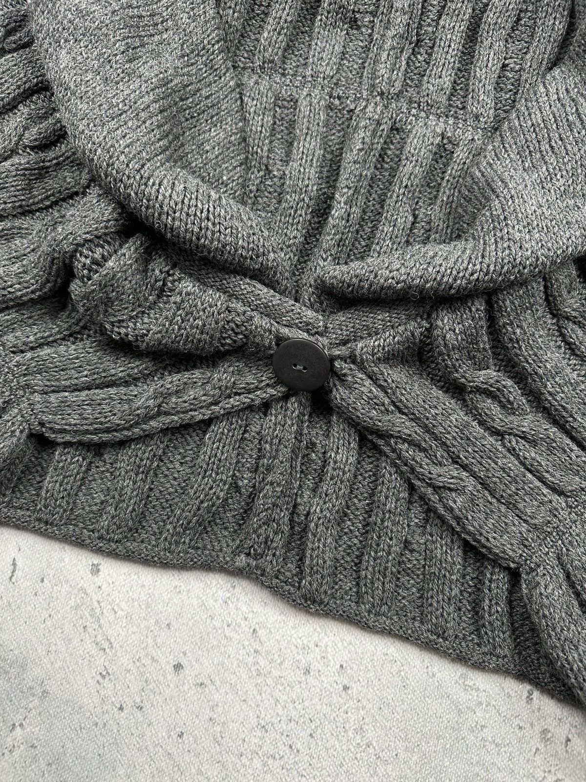 Aran Crafts Aran Crafts Ireland Chunky Knit Cardigan Bolero Merino Wool Size ONE SIZE - 11 Thumbnail