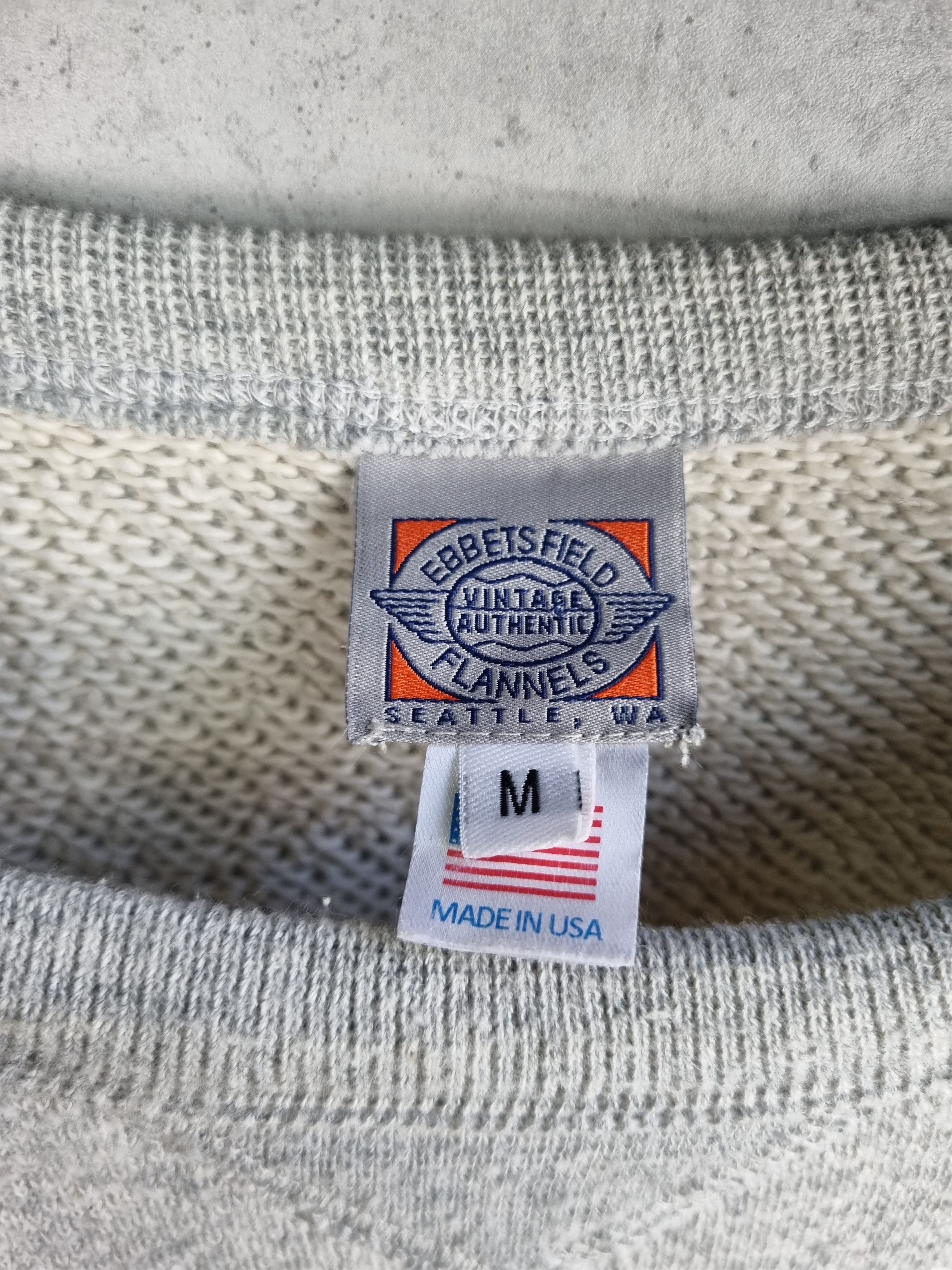 Ebbets Field Flannels × Vintage Ebbets Field Flannels Spell Out Logo Sweatshirt Size US M / EU 48-50 / 2 - 4 Thumbnail