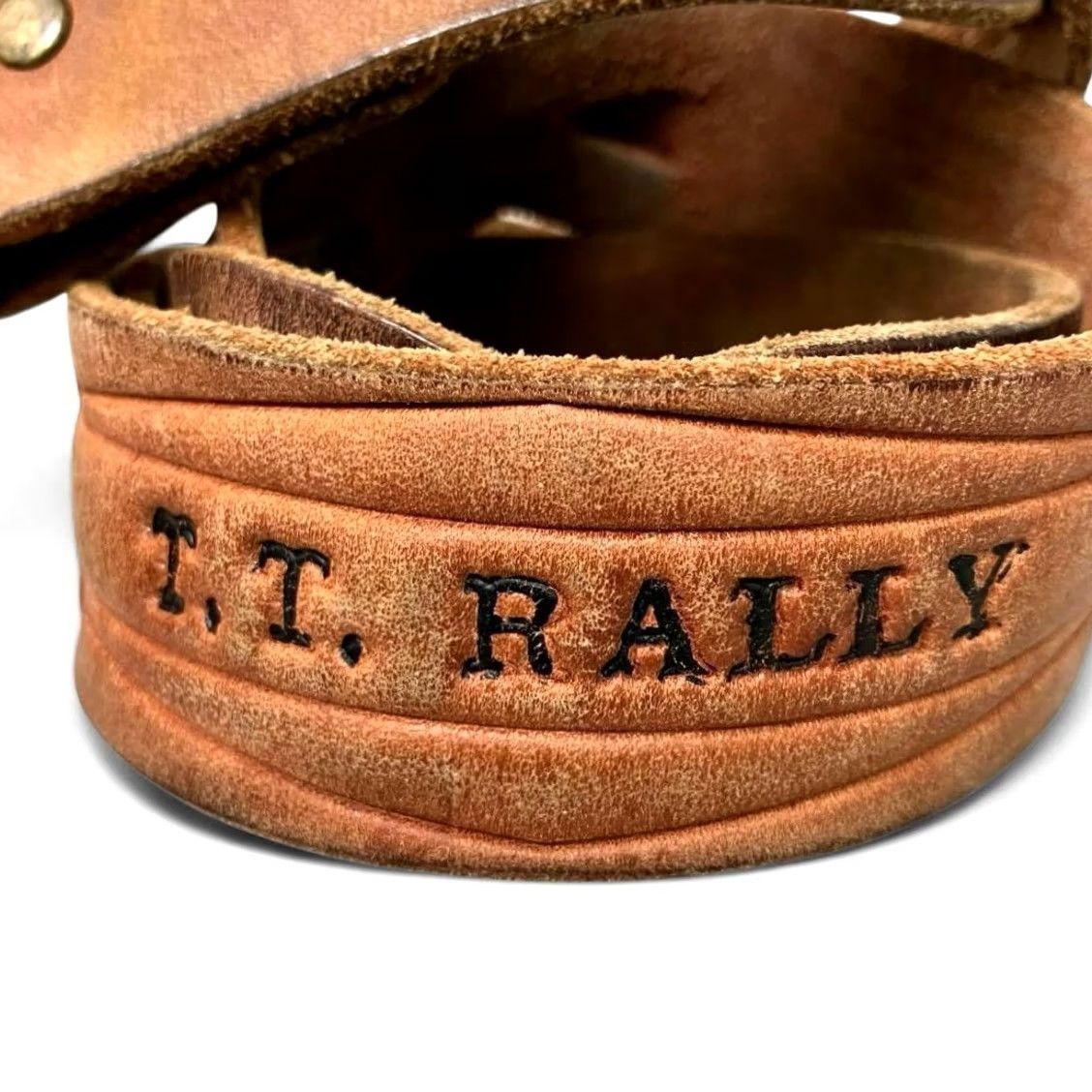 Ralph Lauren RRL Ralph Lauren Belt Mens 32 Brown Leather Eagle Buckle Size Casual Men Pre owned Size 32 - 2 Thumbnail