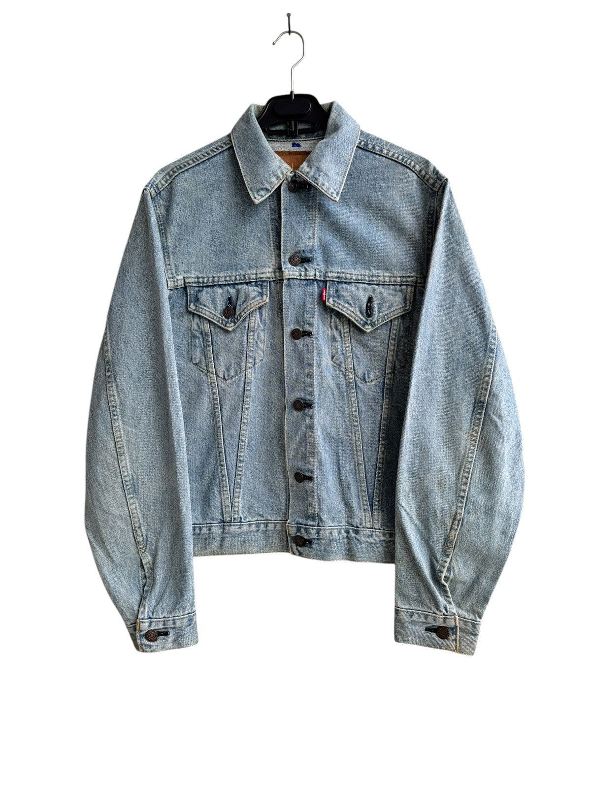 Levi's × Levi's Vintage Clothing × Vintage Vintage Levis 557 Trucker Denim Jackwt Size US XXS / EU 40 - 3 Thumbnail
