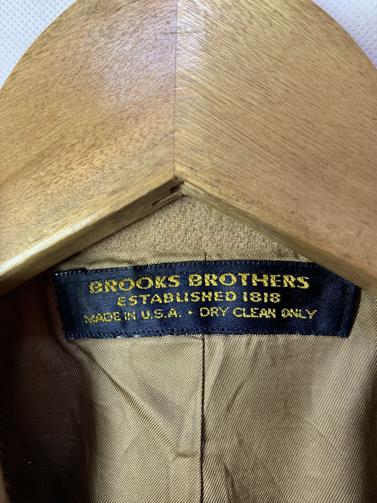 Brooks Brothers 🔥Vintage Brooks Brothers Camelhair Suits Blazer Coat Size 40S - 4 Thumbnail