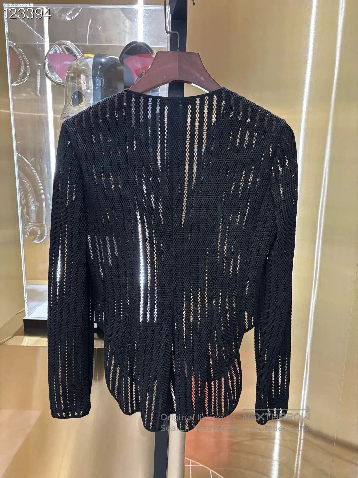 Dior Dior Black Cutout Mesh Blazer. Size S / US 4 / IT 40 - 3 Thumbnail