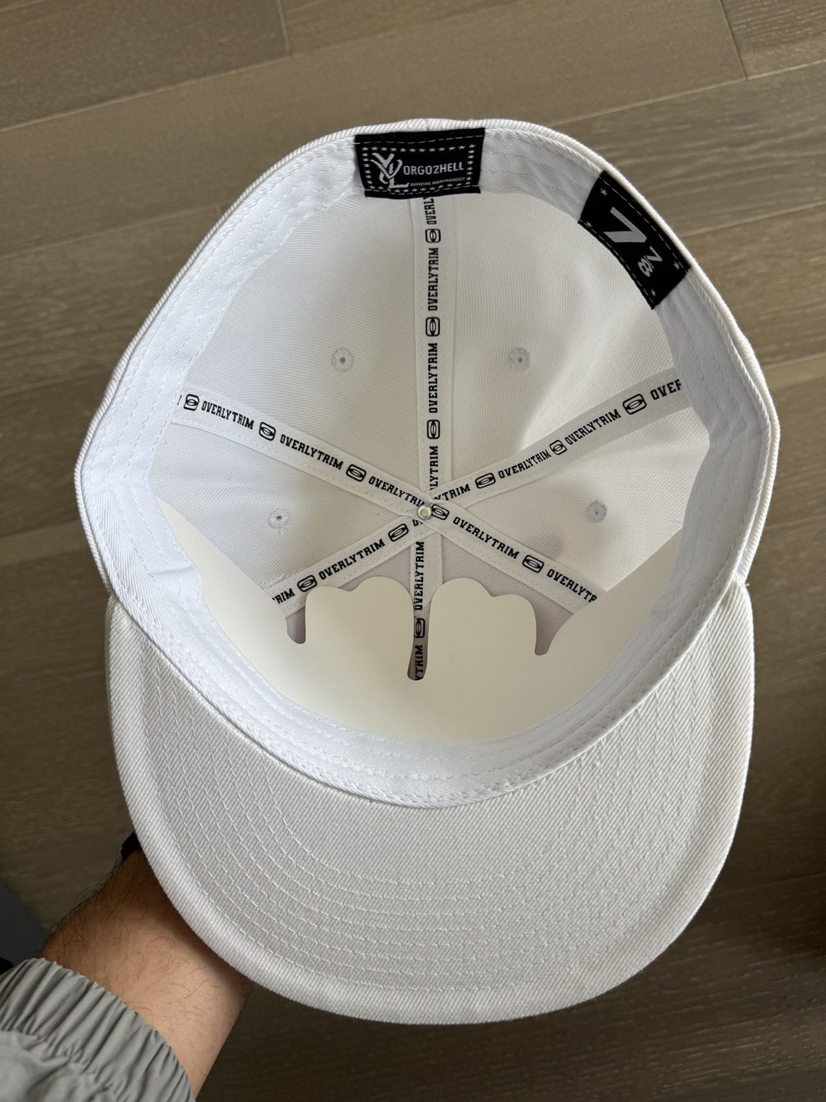 Playboi Carti 7 7/8 Playboi Carti YVL Fitted Hat WHITE White Opium