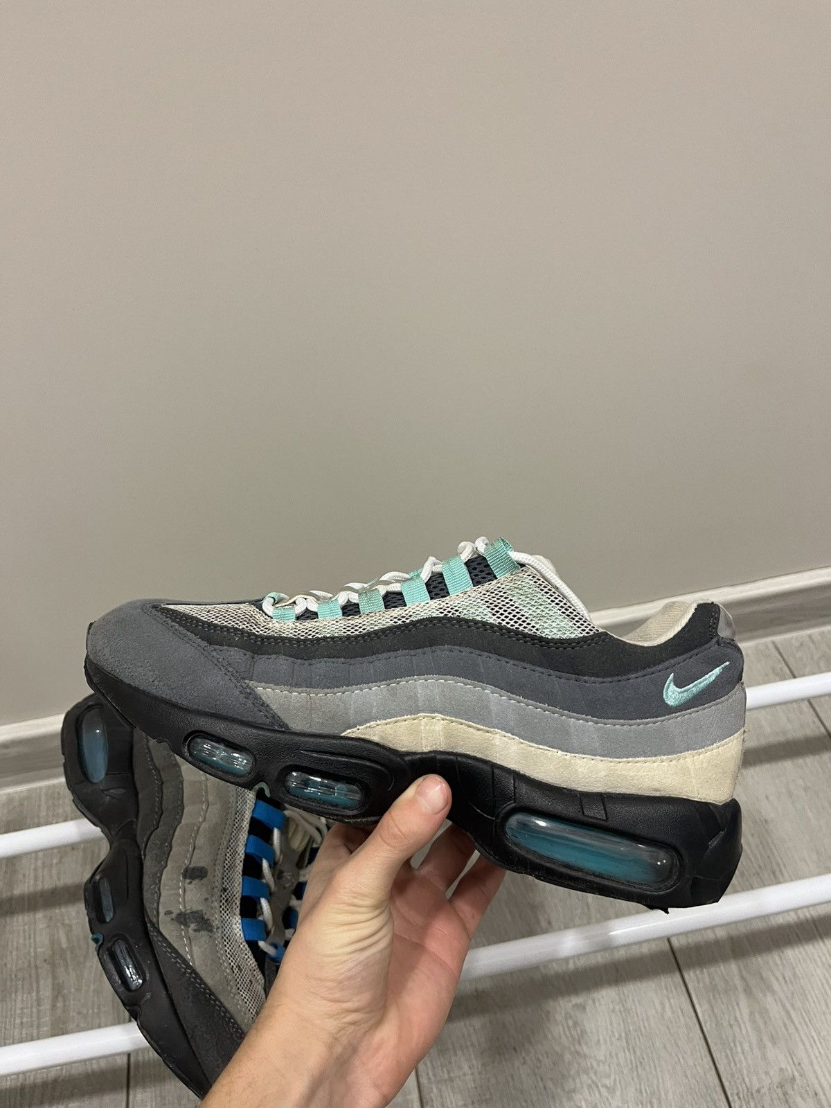 Nike Nike Air Max 95 2019 Fresh Mint Size 9.5 Size US 9.5 / EU 42-43 - 2 Thumbnail
