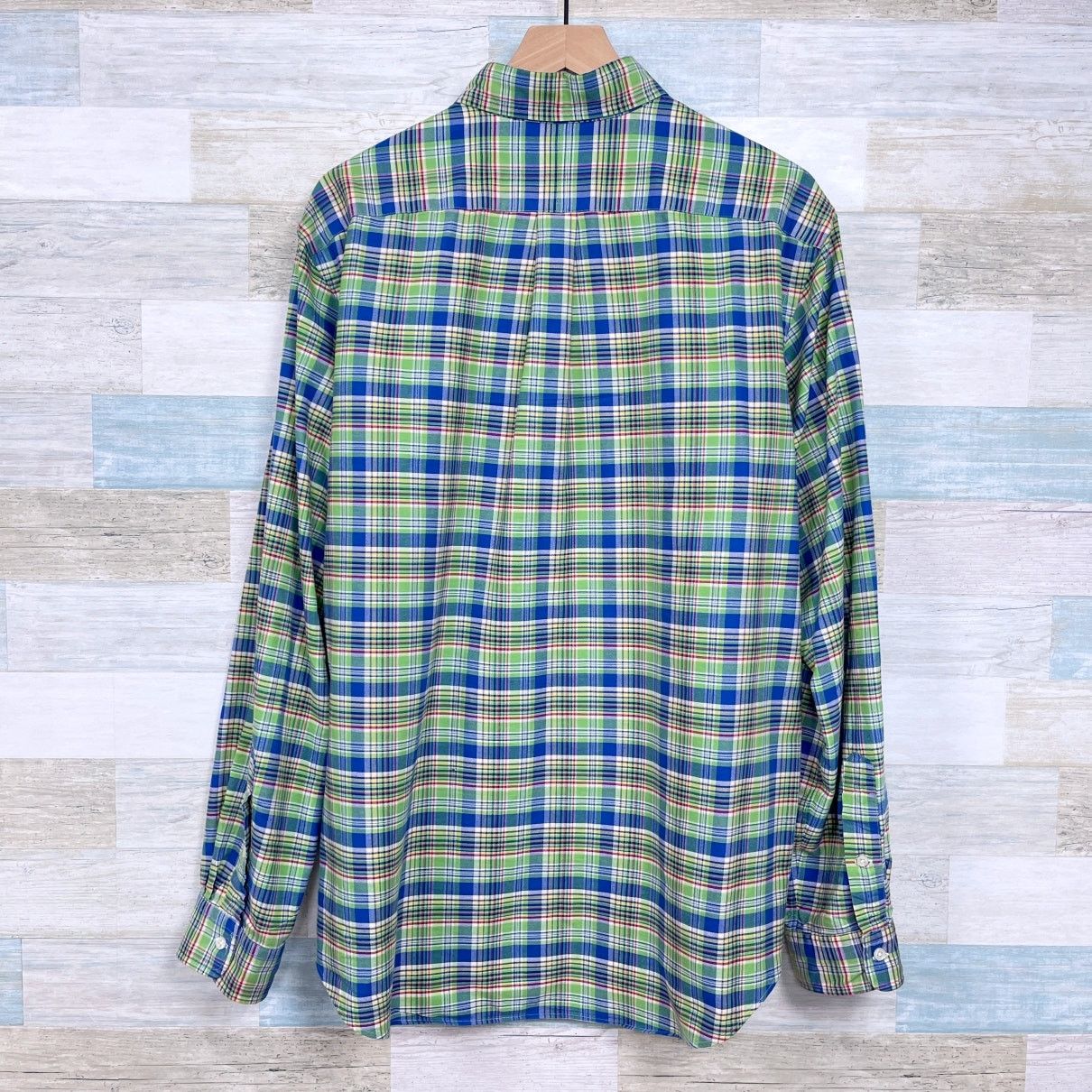 Ralph Lauren Ralph Lauren Oxford Button Down Shirt Green Plaid Mens XL Size US XL / EU 56 / 4 - 3 Thumbnail