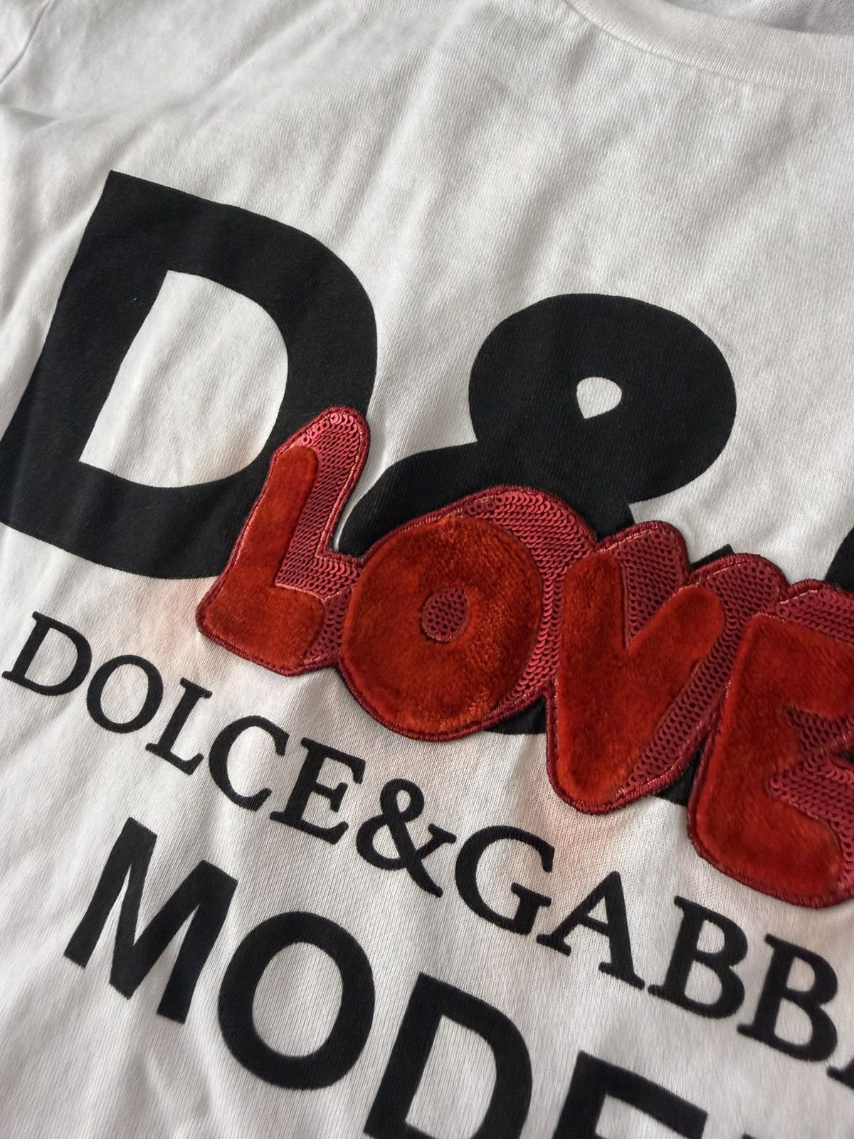 Dolce & Gabbana Dolce Gabbana Love Mode T-Shirt Size XS / US 0-2 / IT 36-38 - 5 Thumbnail