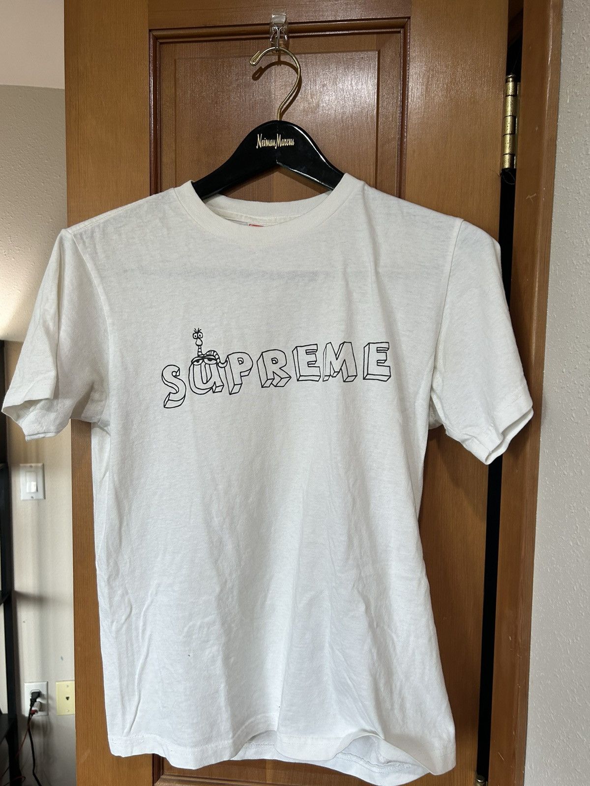 image of Supreme x Wtaps Metal Militia 2007 Shirt White, Men's (Size Medium)