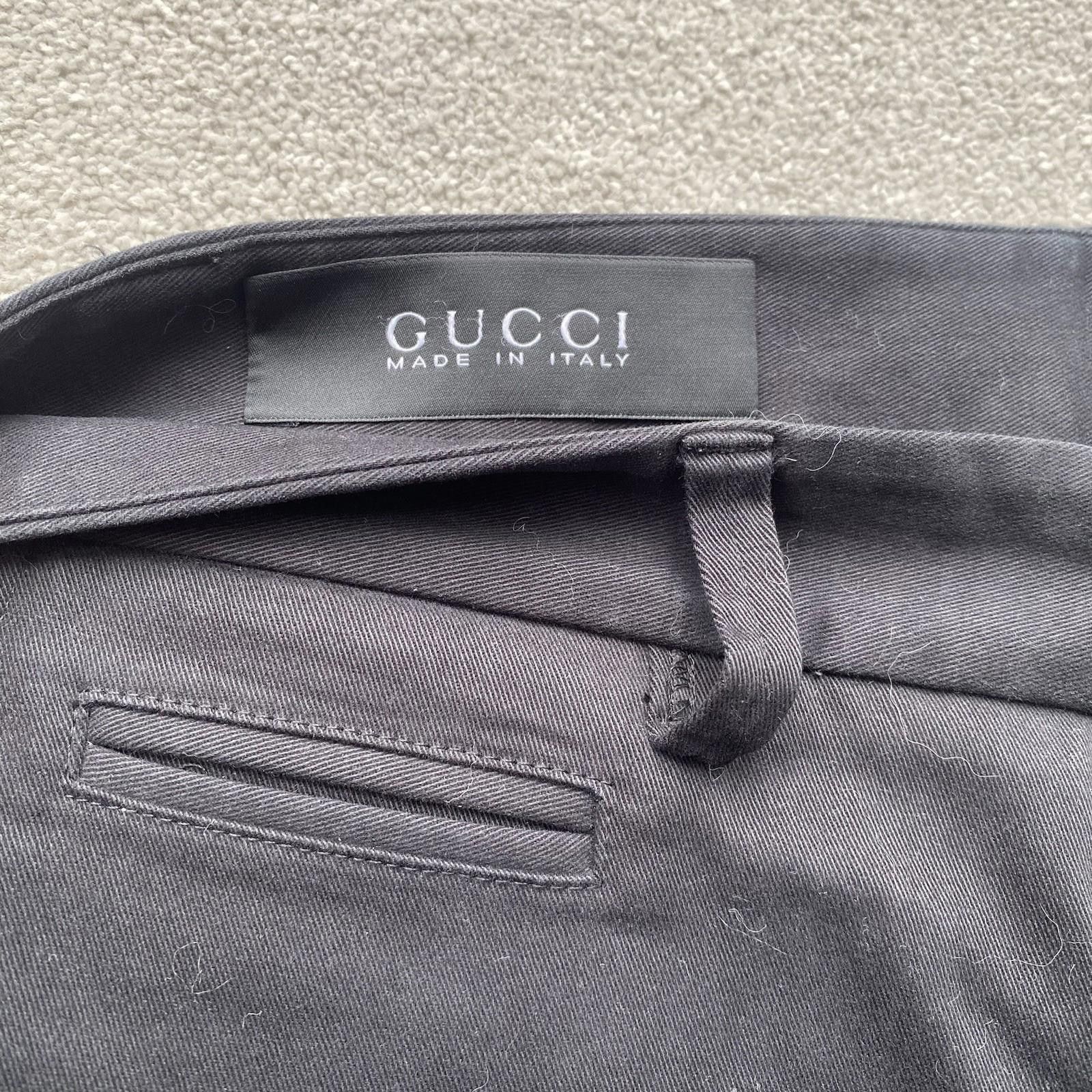 Gucci Gucci Cuffed Trousers Black Size 48 Size US 32 / EU 48 - 6 Thumbnail