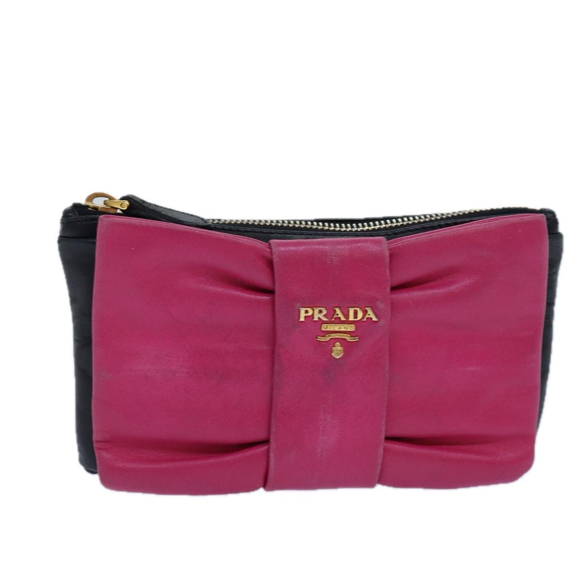 Prada Pink Leather Wallet (Pre-Owned) Size ONE SIZE - 1 Thumbnail