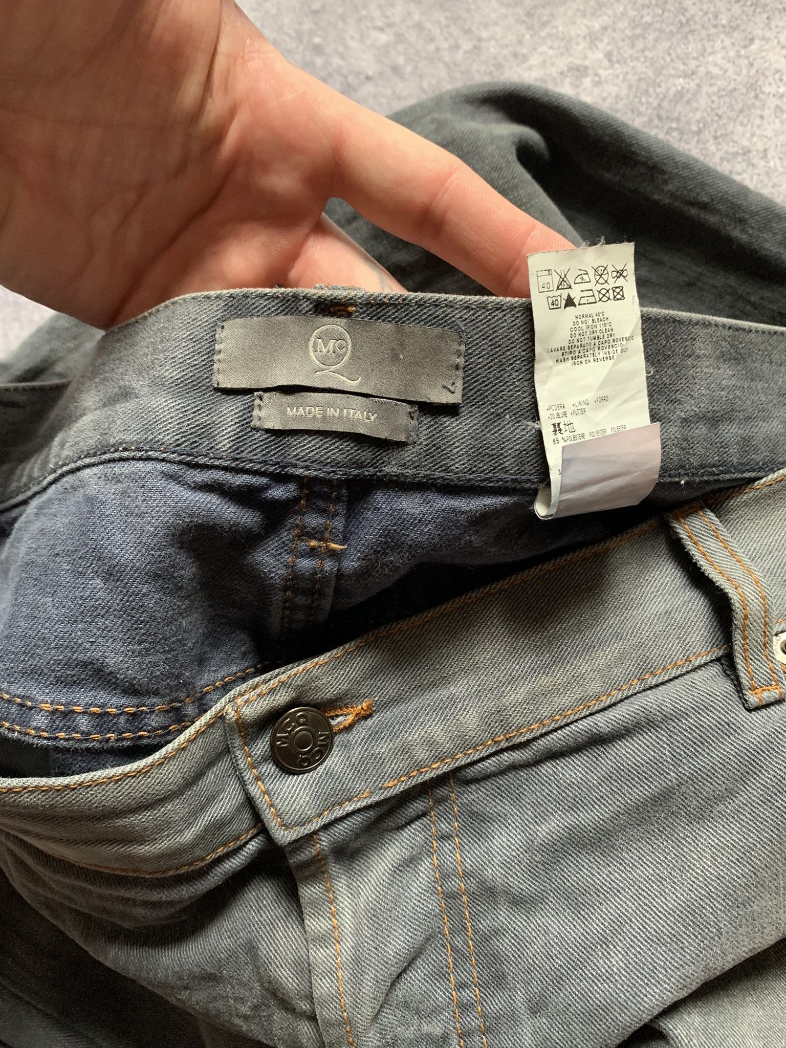 Alexander McQueen Vintage MCQ Alexander Mcqueen Swallow Pocket Jeans Size US 40 / EU 56 - 5 Thumbnail