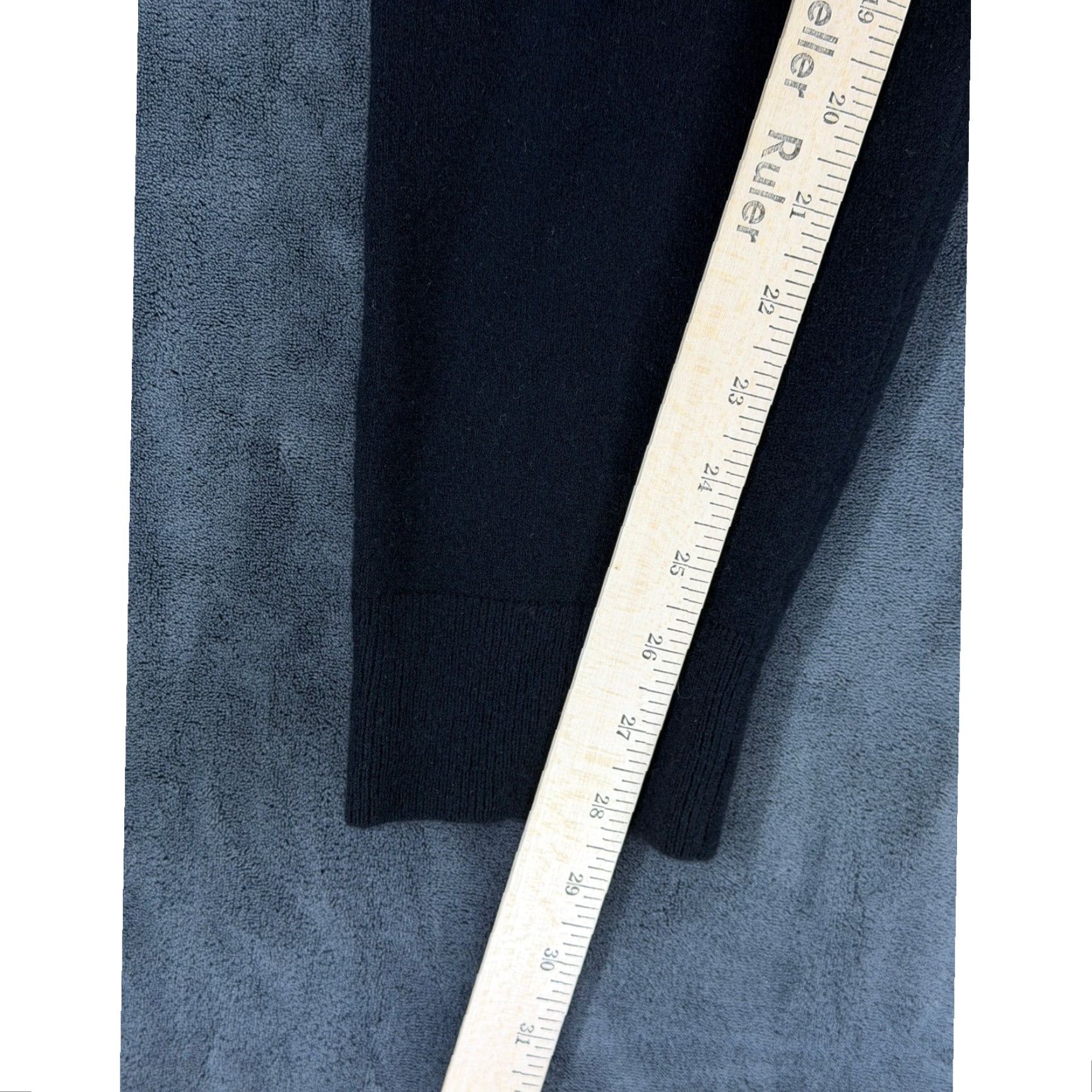 Vince Vince Black Merino Wool Cashmere Blend Knit Jogger Pants Womens XS Size 26" / US 2 / IT 38 - 6 Thumbnail