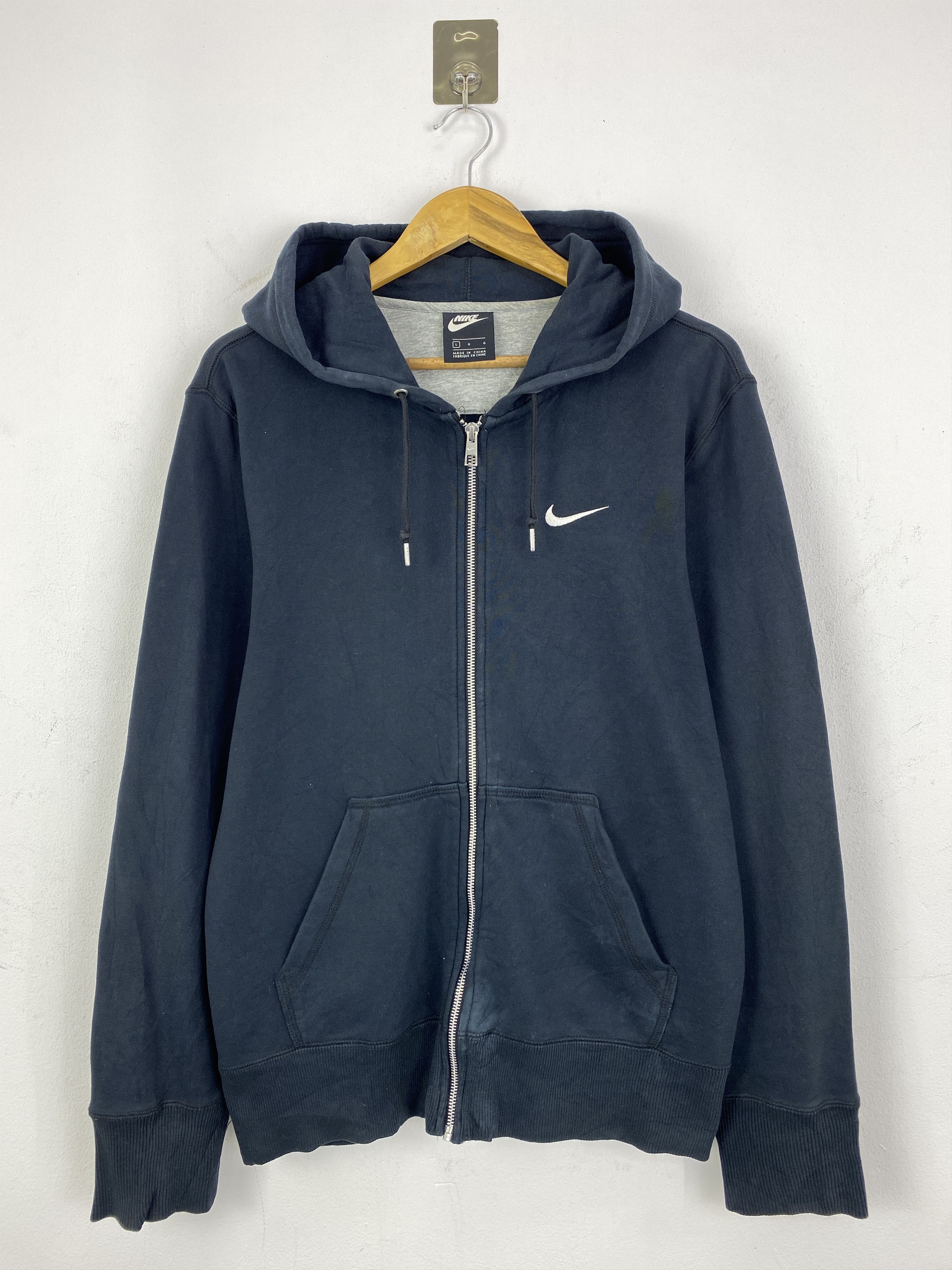 Nike Vintage Nike Zipper Up Hoodie SH0231 Size US L / EU 52-54 / 3 - 1 Thumbnail
